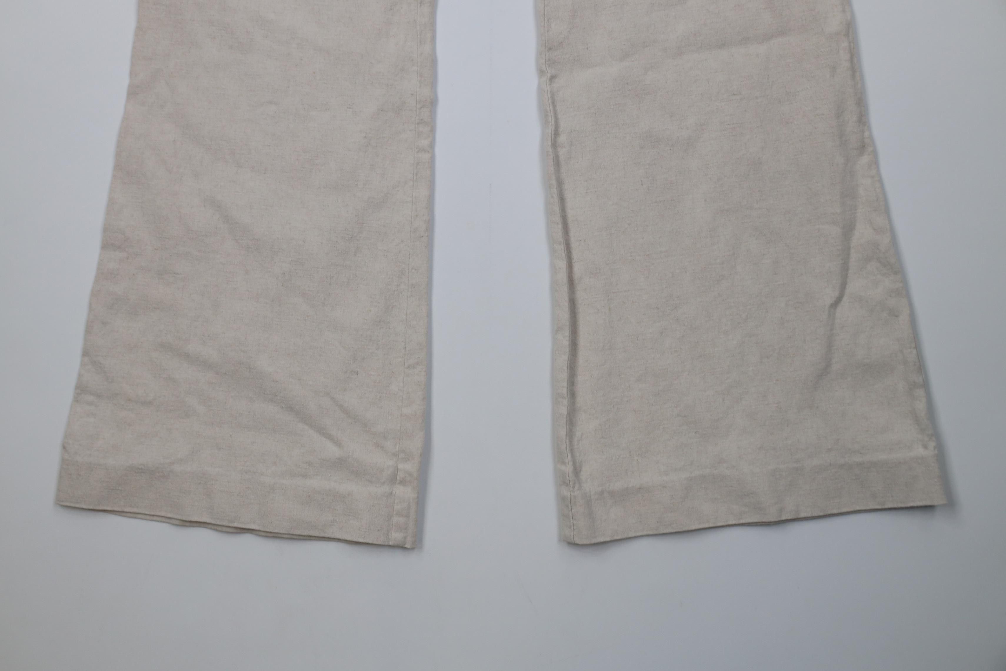 Vintage Vintage 90s Y2K Babydoll Flared Wide Leg Bell Bottoms Pants Size 32" / US 10 / IT 46 - 4 Thumbnail