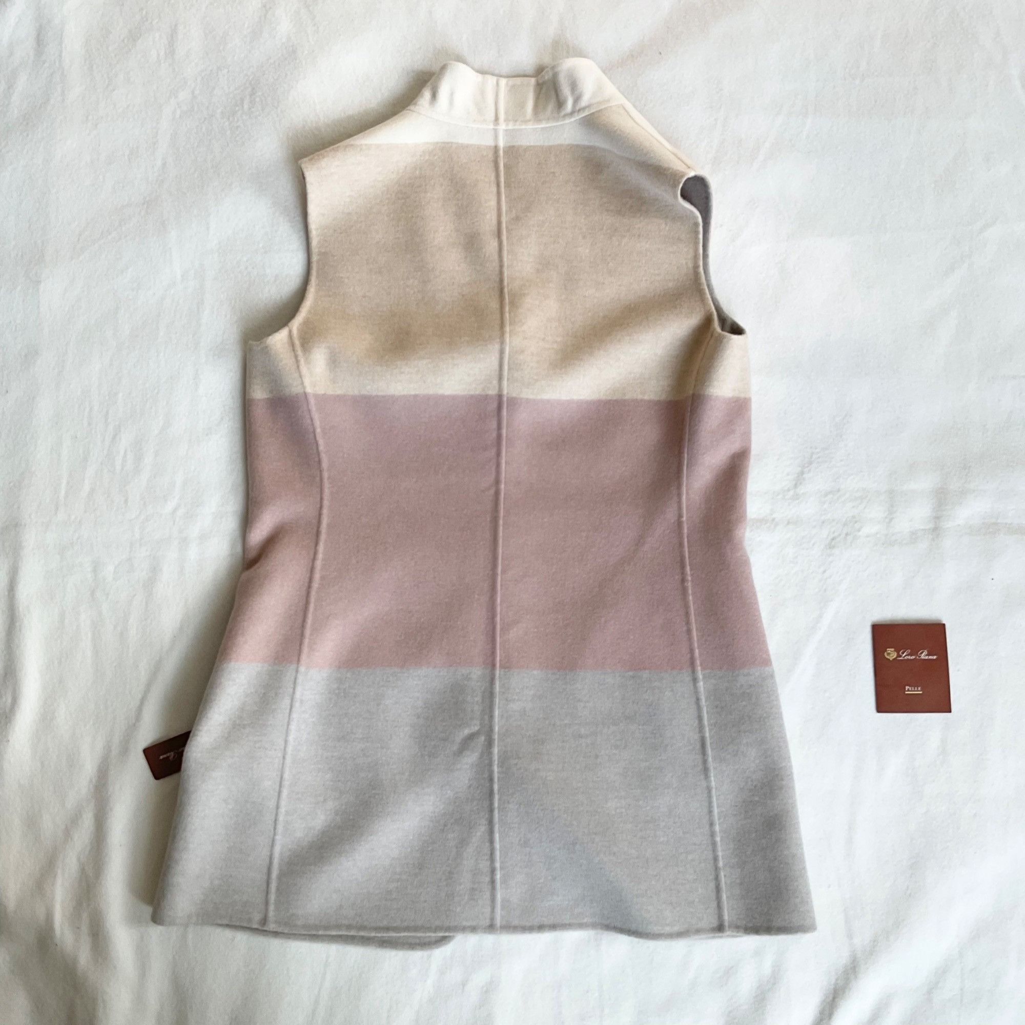 Loro Piana NWT Loro Piana 100% Cashmere Reversible multicolor Vest Ital Size S / US 4 / IT 40 - 2 Thumbnail