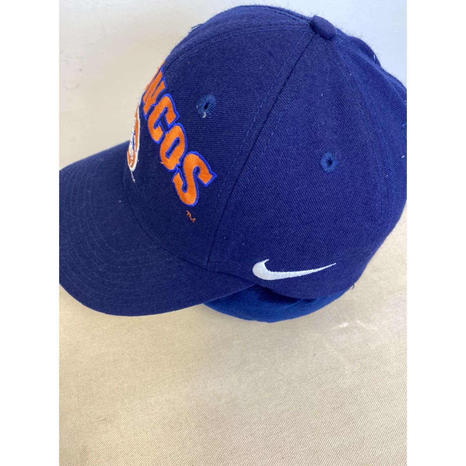 Nike VINTAGE Nike Denver Broncos Hat Baseball Cap One Size Men Blue Adult Size Adjustable Cap 236 Size ONE SIZE - 3 Thumbnail