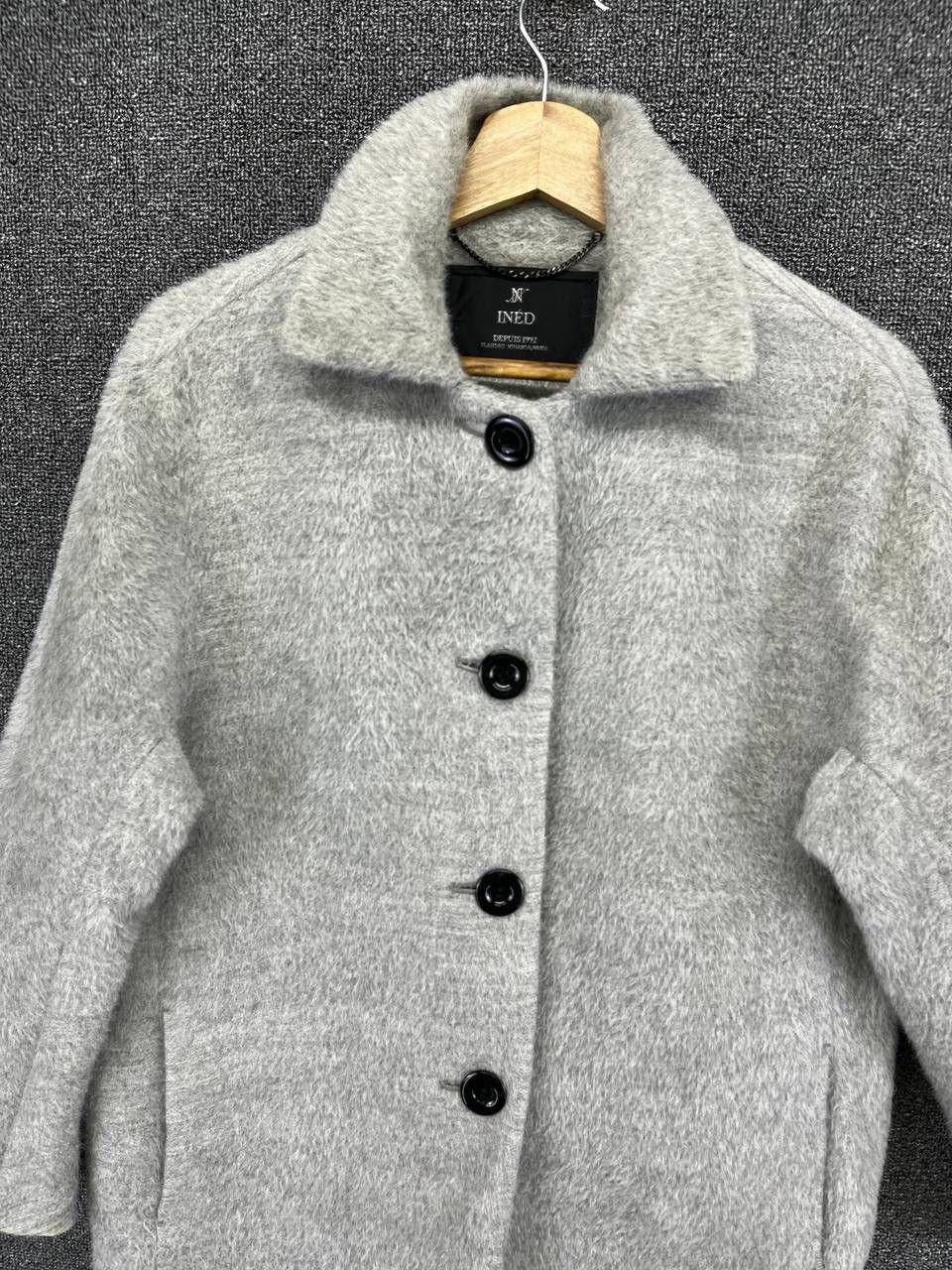 Japanese Brand Ined by Yohji Yamamoto Rare Button Up Wool Jacket Size M / US 6-8 / IT 42-44 - 4 Thumbnail
