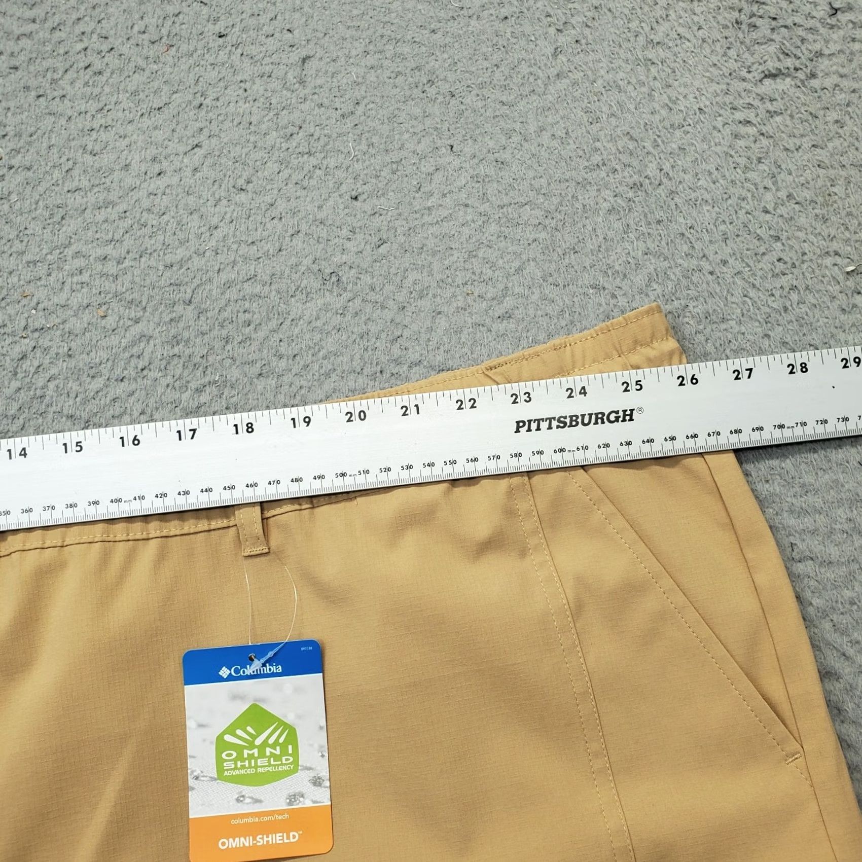 Vintage Columbia Water Shorts Womens 3X Tan Omni-Shade UPF Sun Protection Regular Fit Size 40" / US 18 - 4 Thumbnail