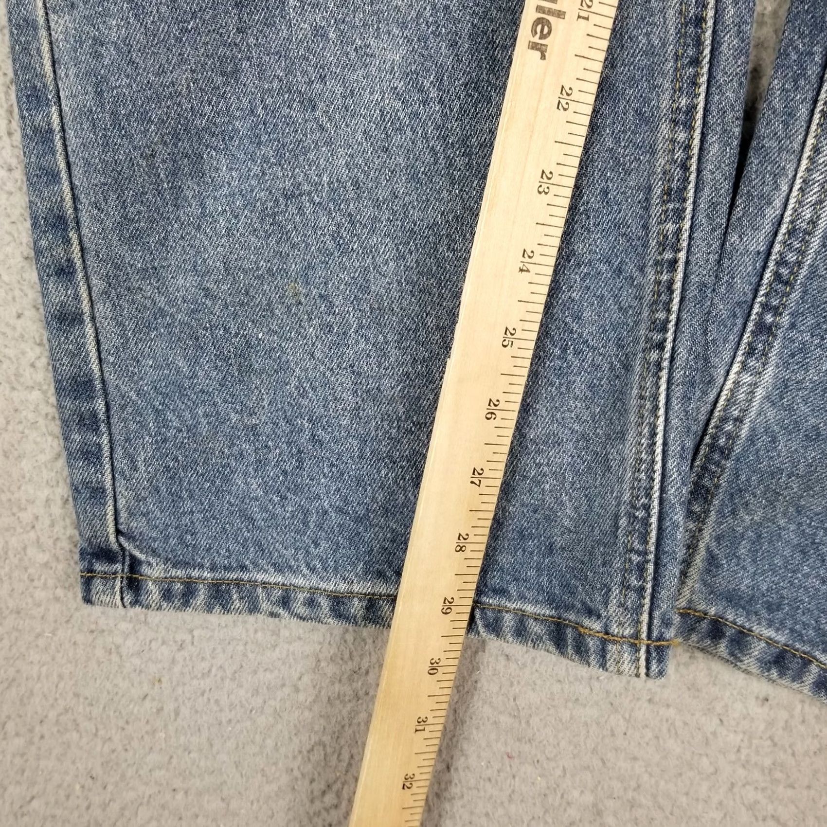 Carhartt Carhartt Jeans Mens 38x30 Vintage Denim Workwear B171 DST Blue 7-Pocket Relaxed Straight Cotton Blend Jeans Mens Size US 38 / EU 54 - 4 Thumbnail