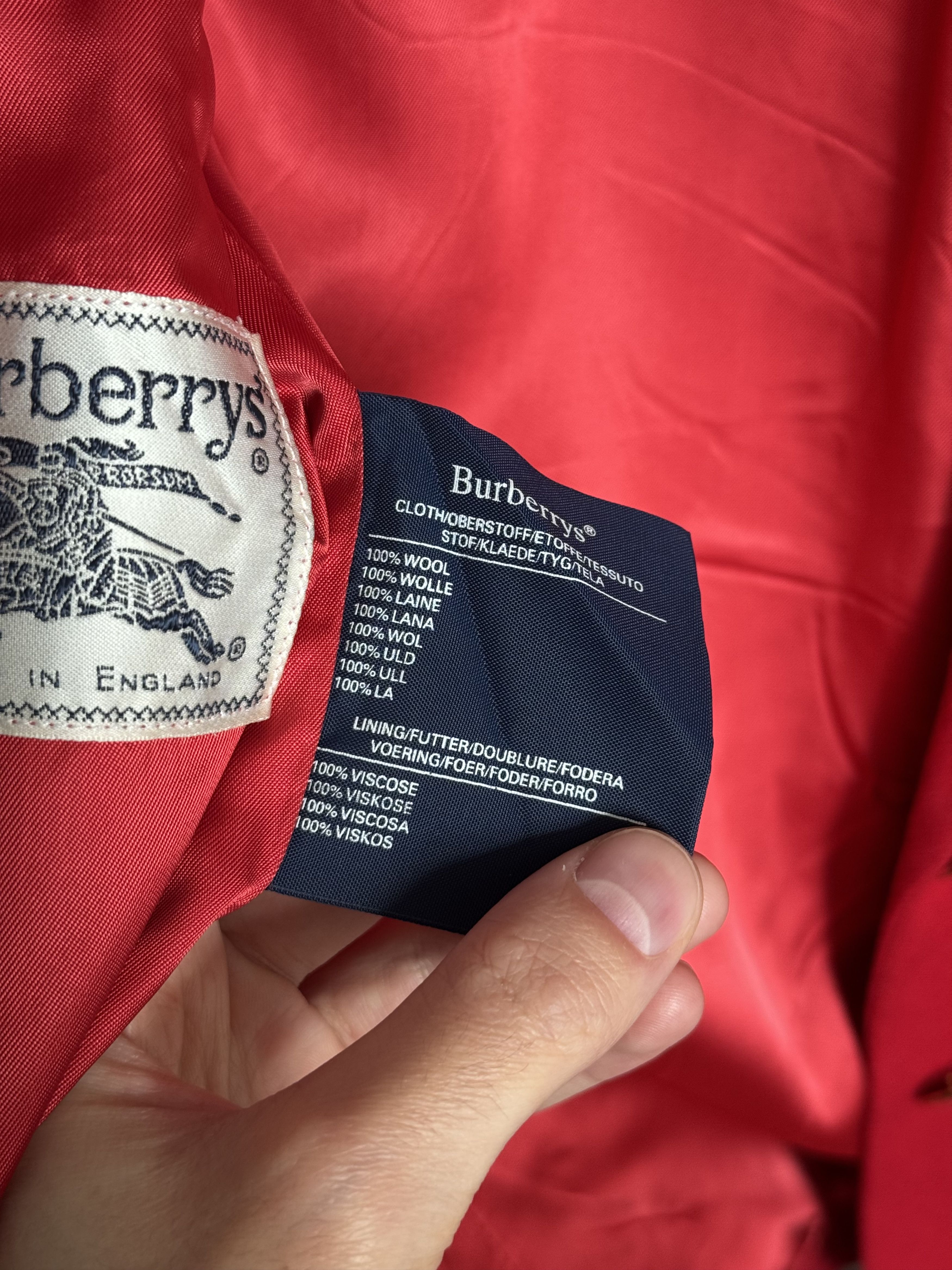 Burberry × Vintage Vintage Burberry wool blazer Size M / US 6-8 / IT 42-44 - 5 Thumbnail
