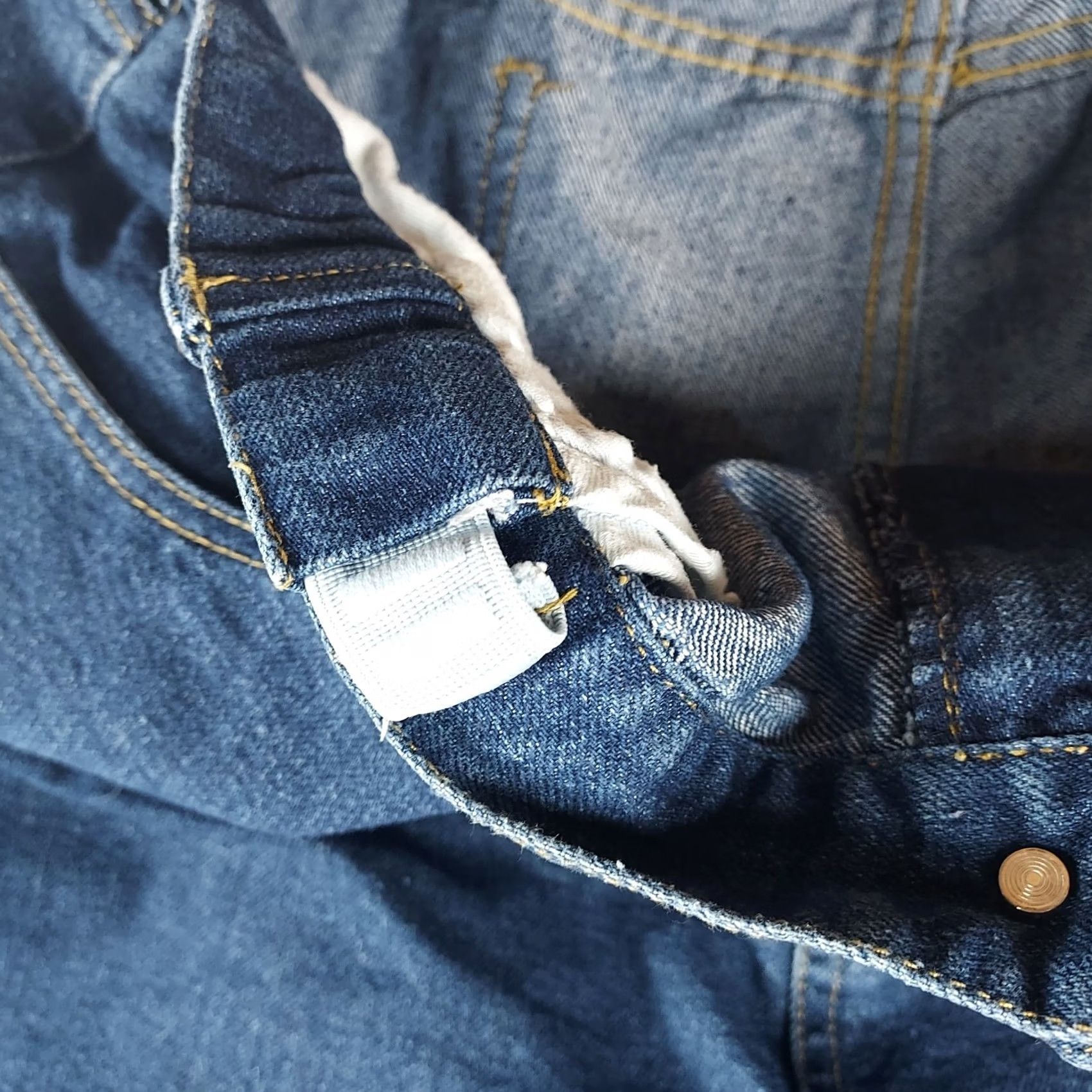 Vintage David Taylor Mens Jeans 40x32 Blue Comfort Fit Straight 5-Pocket Denim High Rise Regular Rise Vintage No Size US 40 / EU 56 - 4 Thumbnail
