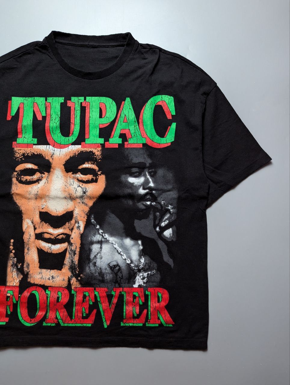 Vintage 2Pac Tupac Shakur Forever Vintage T-shirt Size US L / EU 52-54 / 3 - 3 Thumbnail