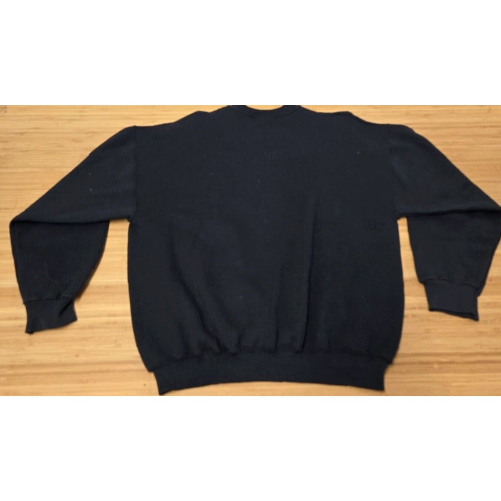 Tultex VINTAGE Tultex Sweatshirt Biker Motorcycle Forged In Our Souls Crew Neck Long Sleeve XL Black Men Size US XL / EU 56 / 4 - 7 Thumbnail