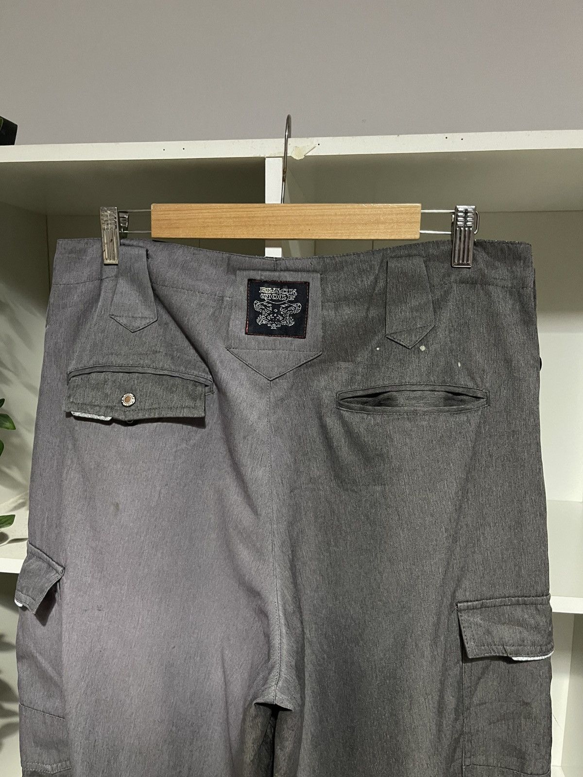 Japanese Brand Distressed Blackwolf Longknicker Pants Size US 31 - 3 Thumbnail
