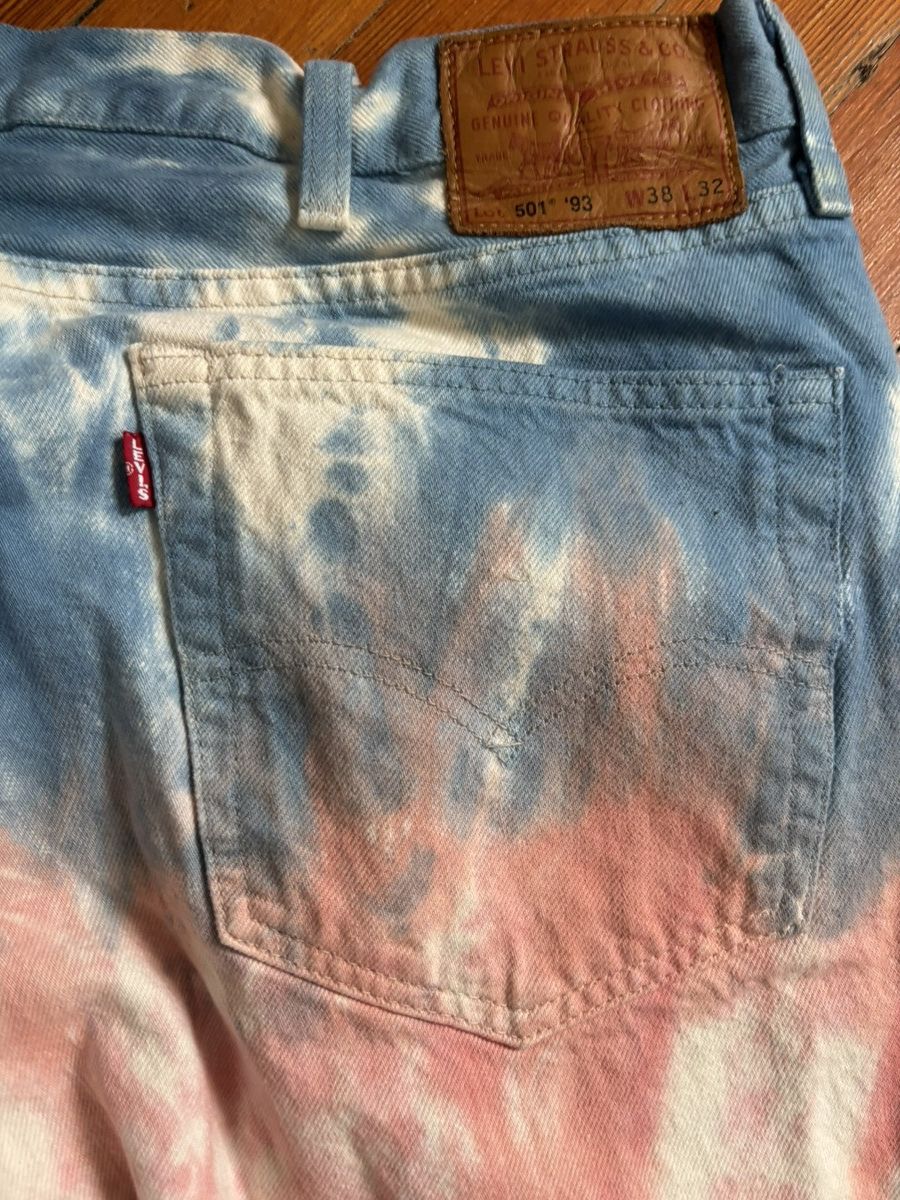 Levi's Tie Dye 501 93 Levi’s Size US 38 / EU 54 - 2 Thumbnail
