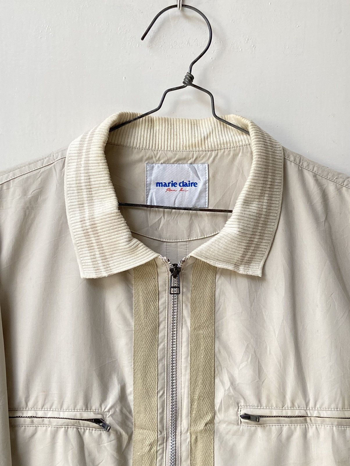Designer × Japanese Brand MARIE CLAIRE Cream Jacket Size US XXL / EU 58 / 5 - 12 Thumbnail