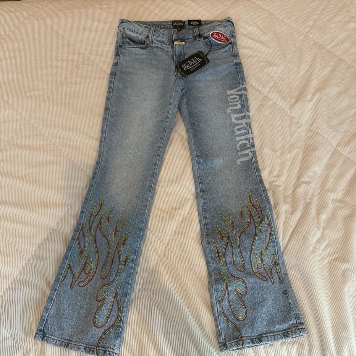 Von Dutch Vintage Von Dutch Original Jeans Size 27" / US 4 / IT 40 - 1 Thumbnail