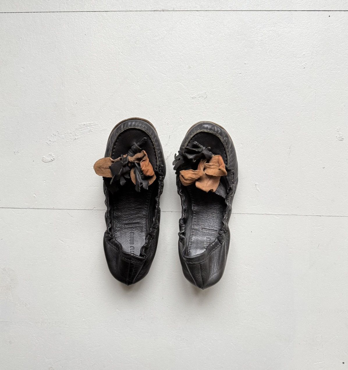 Miu Miu Miu Miu Flats Black Size US 6 / IT 36 - 1 Thumbnail