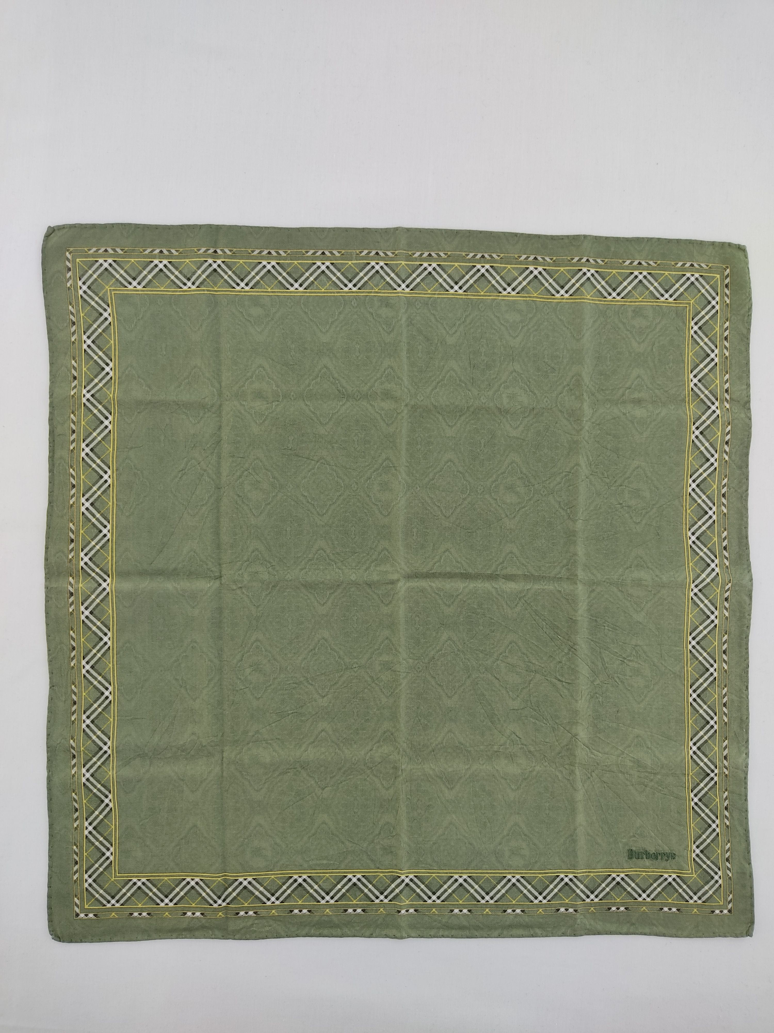 Burberry × Vintage Vintage Burberry Handkerchief / Neckwear / Bandana Size ONE SIZE - 3 Thumbnail