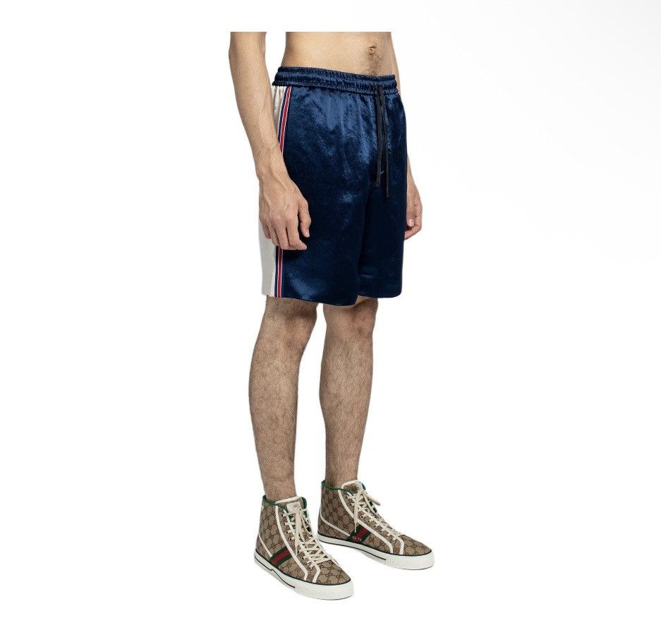 Gucci Gucci Japanese Acetate W/EMB Tide/Mix Boxing Shorts size 48 Size US 34 / EU 50 - 1 Thumbnail