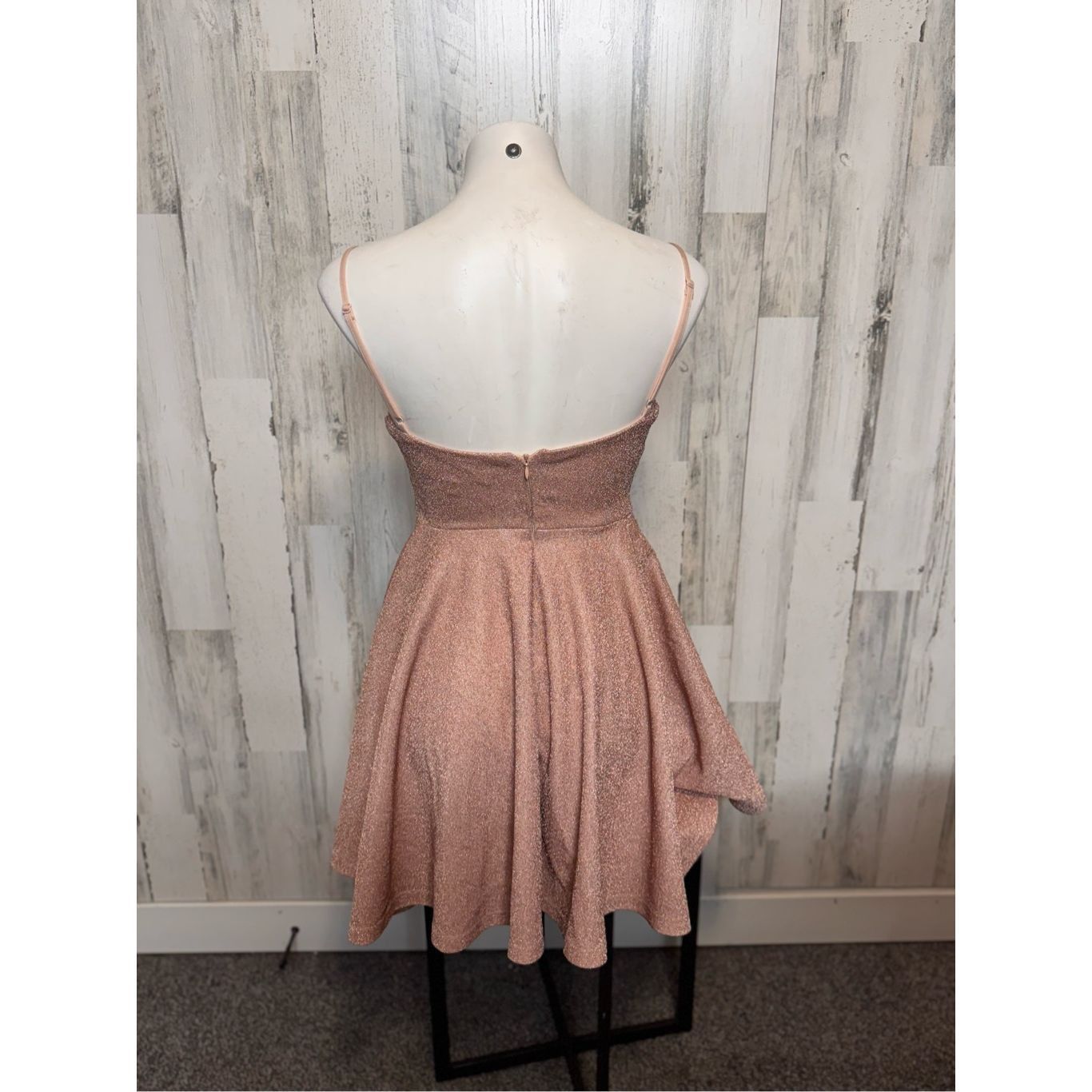 Other Ever Pretty Rose Gold Glitter Skater Dress Size MEDIUM Spark Size M / US 6-8 / IT 42-44 - 3 Thumbnail