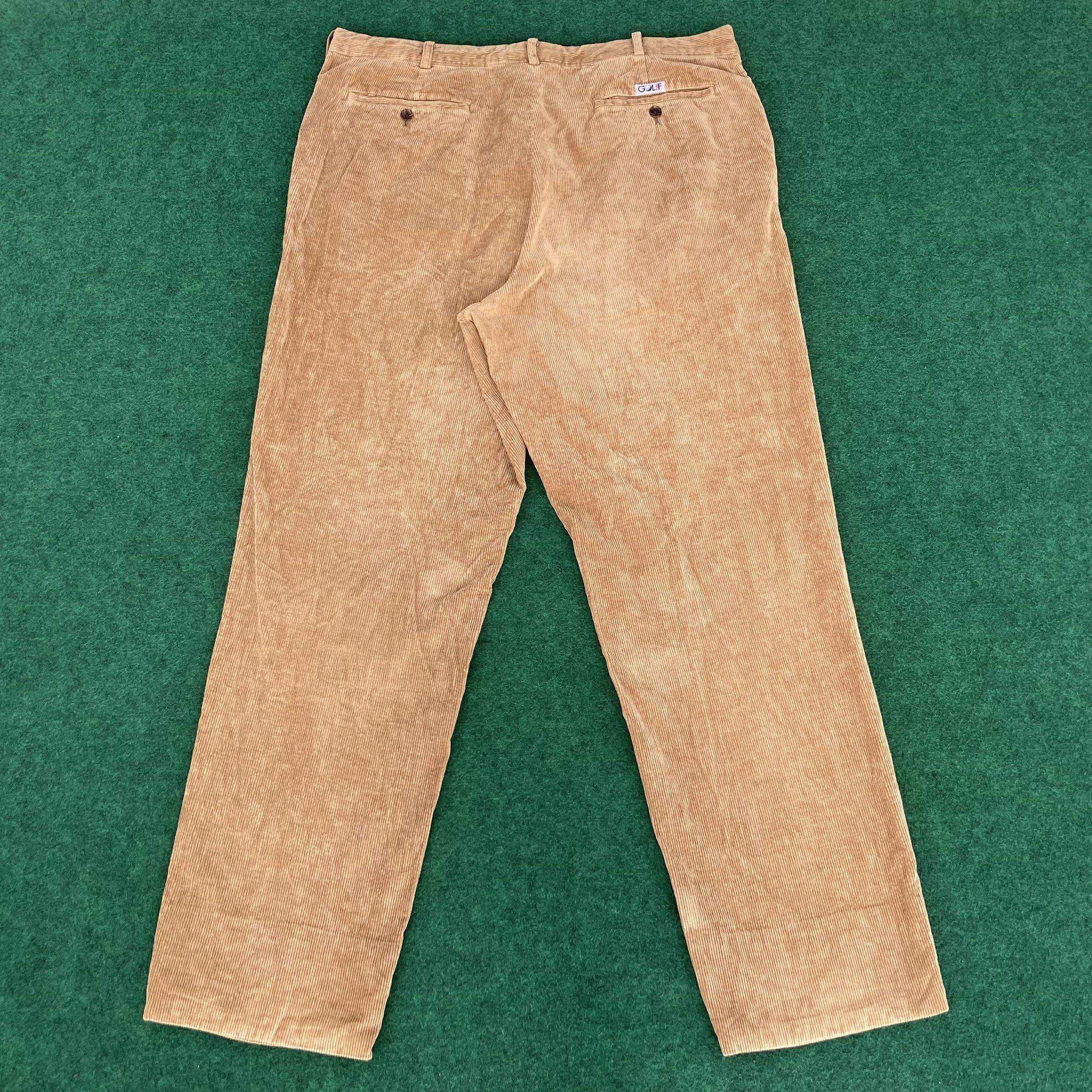 Beauty Beast × Japanese Brand × Mademoiselle Non Non Vtg Papas Golf Papas Pant Trouser Baggy Corduroy Jeans Size US 36 / EU 52 - 11 Thumbnail