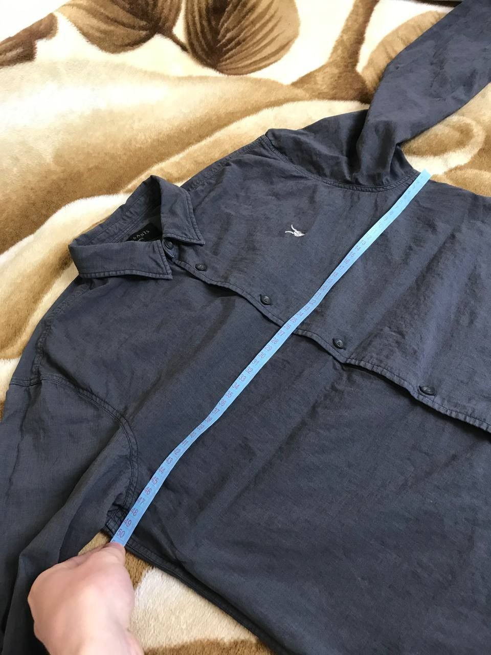 Allsaints × Vintage 🔥 Allsaints Wayland LS Shirt Linen Cotton Long Sleeve Button Size US S / EU 44-46 / 1 - 9 Thumbnail