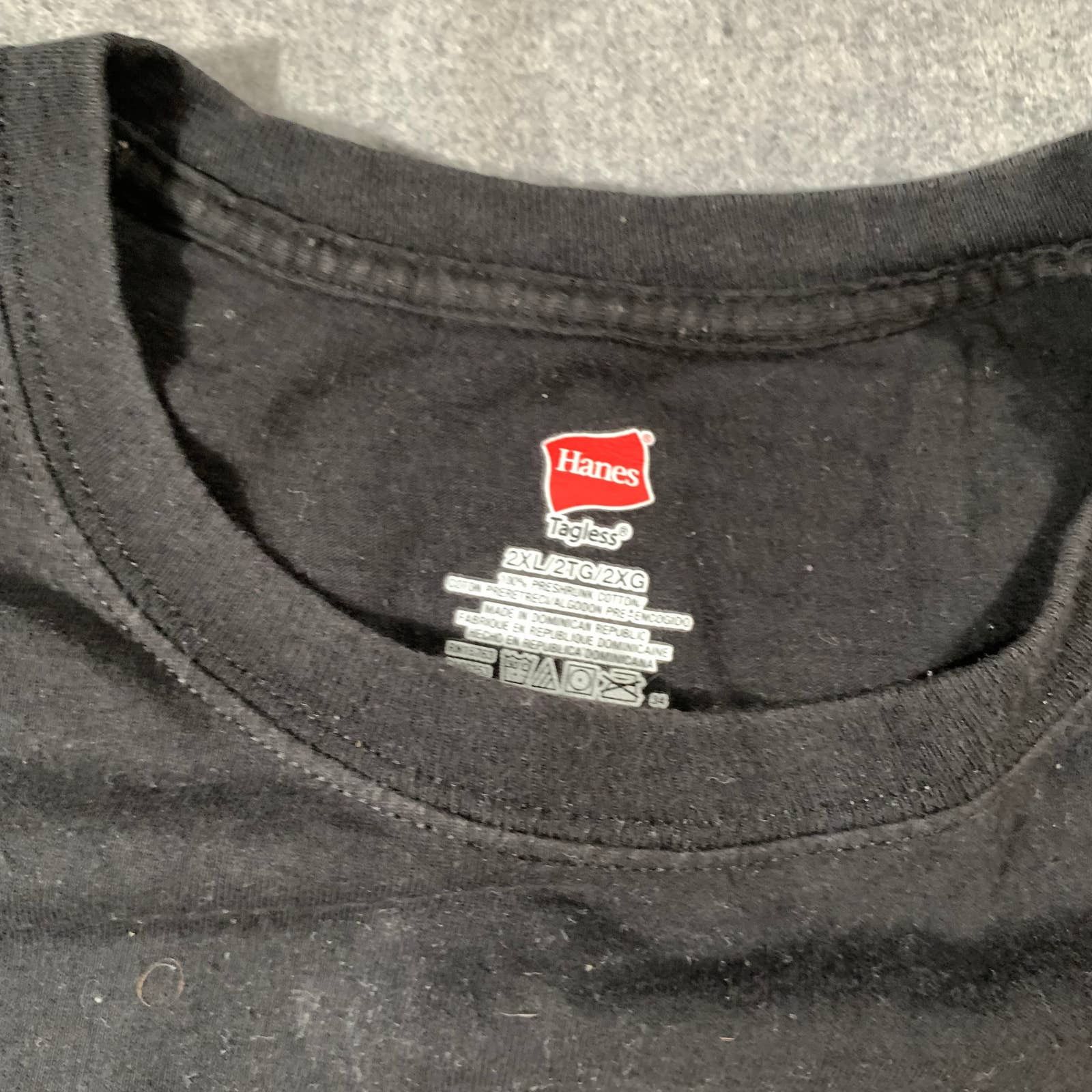 Hanes Hanes Daddy's Home Shirt Adult Size 2XL Black Casual T Shirt Size US XXL / EU 58 / 5 - 3 Thumbnail