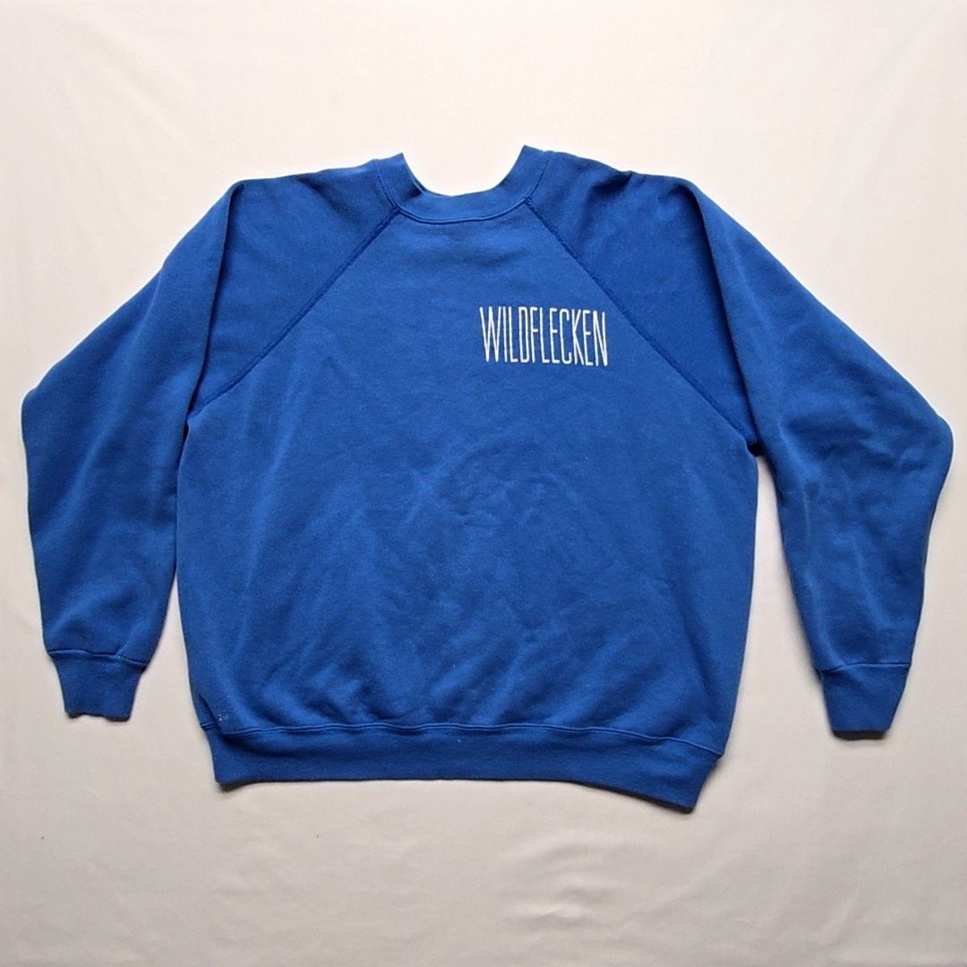 Vintage Vintage Jostens Wildflecken Germany Blue L Sweatshirt Size US L / EU 52-54 / 3 - 1 Thumbnail