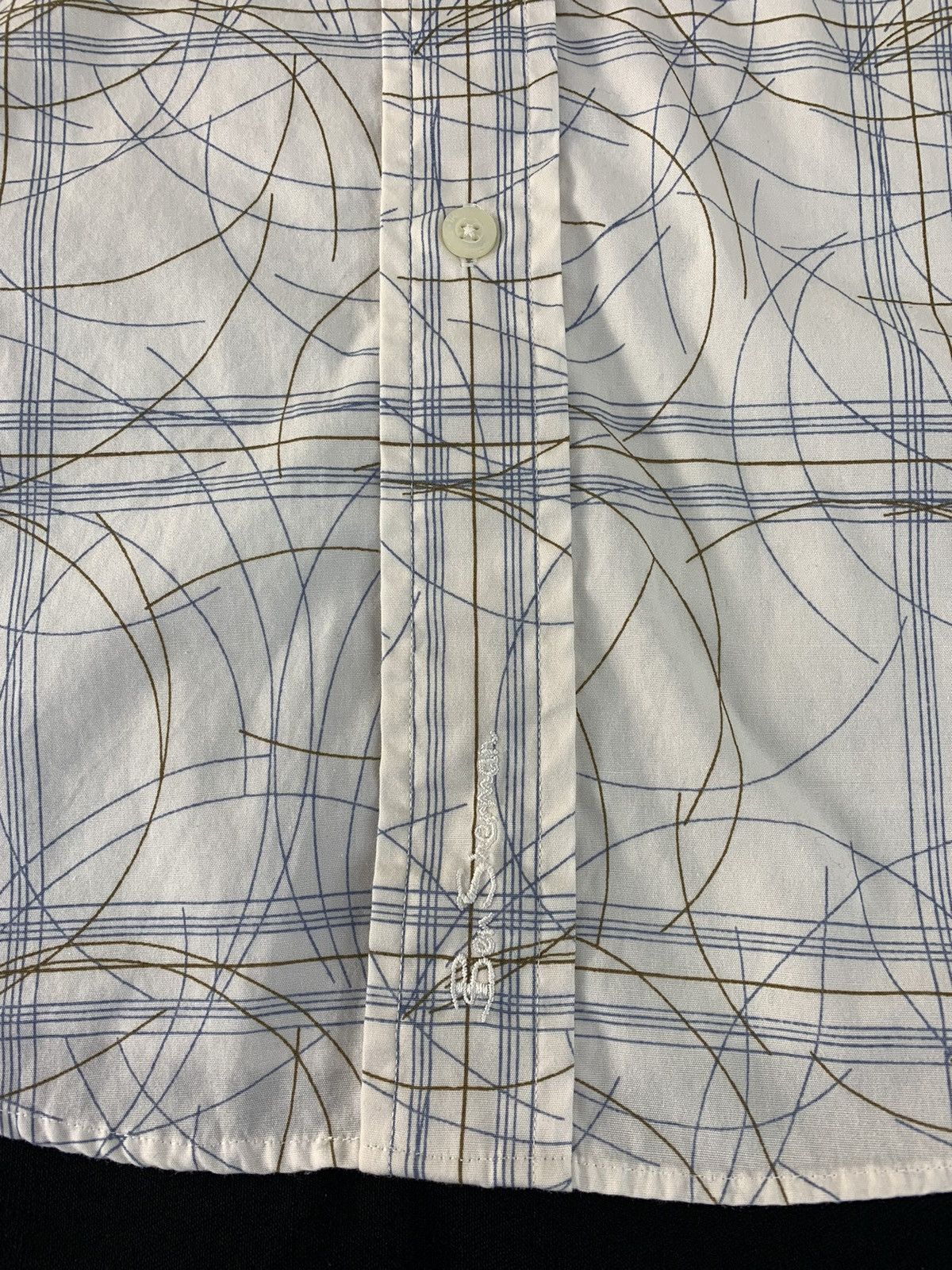 Ben Sherman The Original Ben Sherman Checked Geometry Button Up Shirt Size US XXL / EU 58 / 5 - 4 Thumbnail