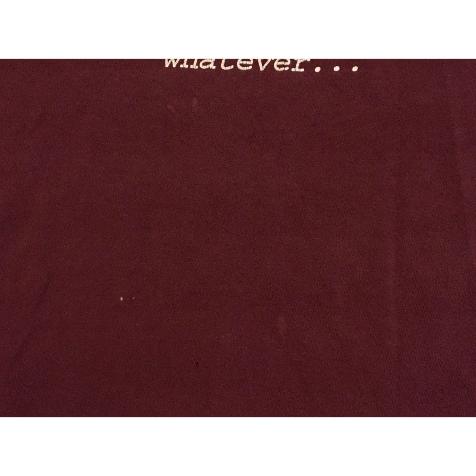 Vintage Vtg Faded Distress Shirt XL Sarcasm Funny Saying Grunge Skate Y2K 90s - Joke - T-Shirt - Red - Men Size US XL / EU 56 / 4 - 6 Thumbnail