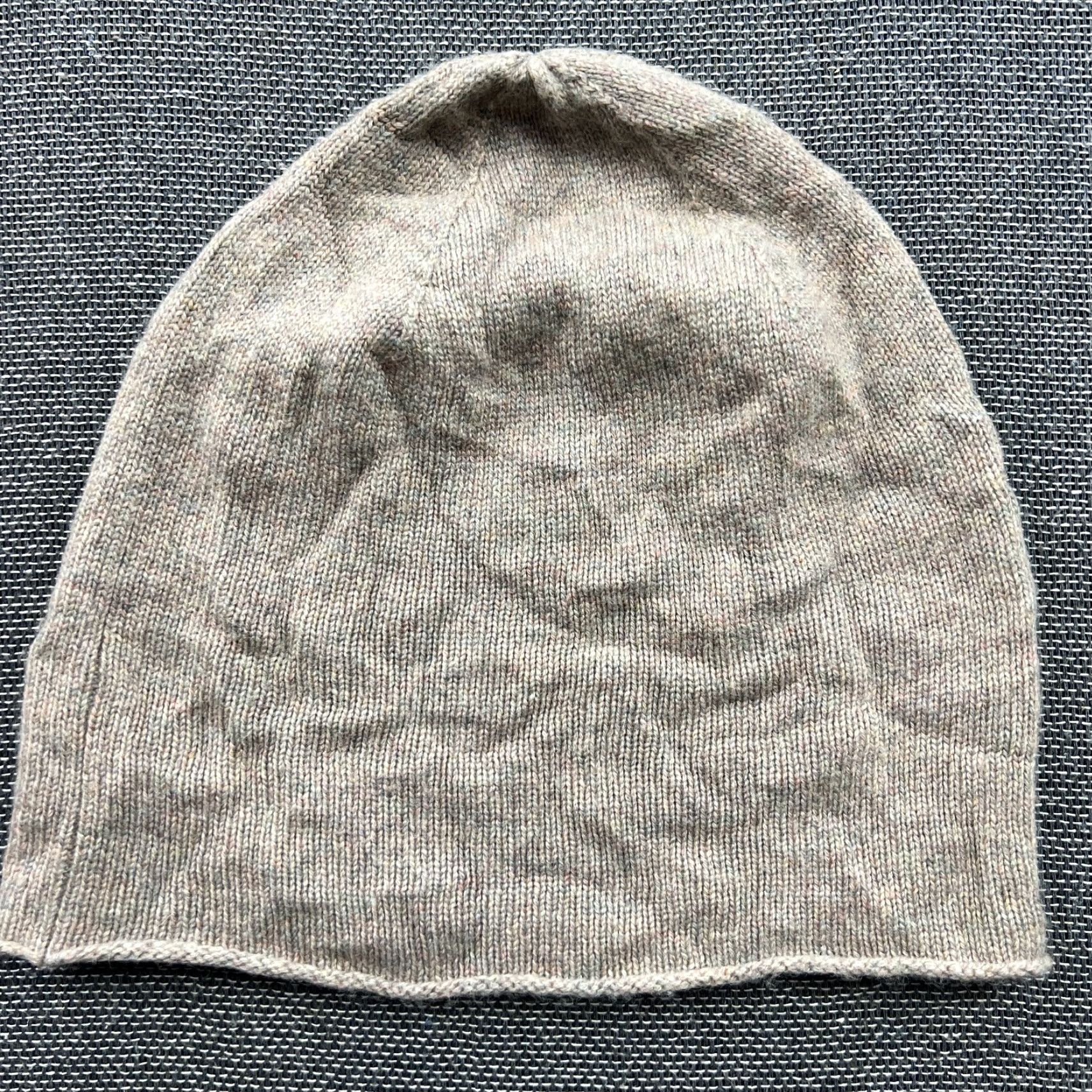 Vintage Gerts Oslo Beanie Hat Womens 100% Cashmere Medium Beige Beard? Size ONE SIZE - 2 Thumbnail