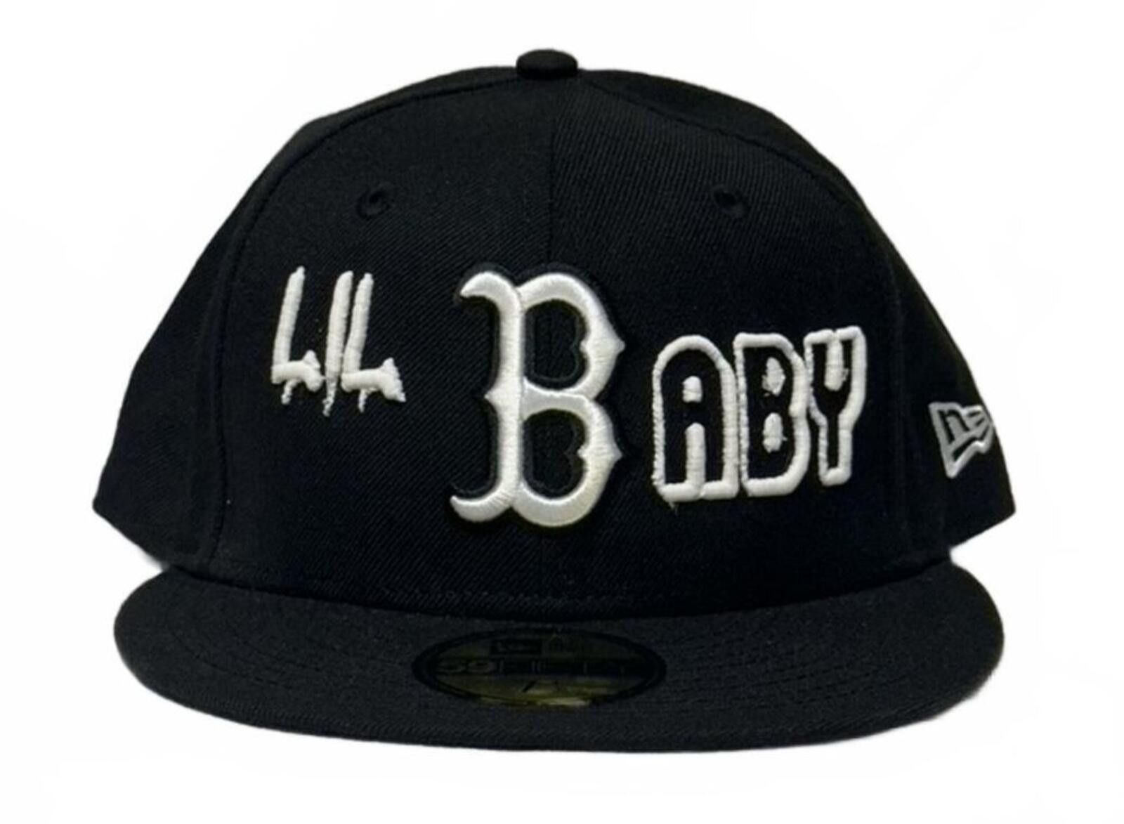 New Era New Era Boston Red Sox Lil Baby Custom Black 59FIFTY 7 1/2 Size ONE SIZE - 1 Thumbnail