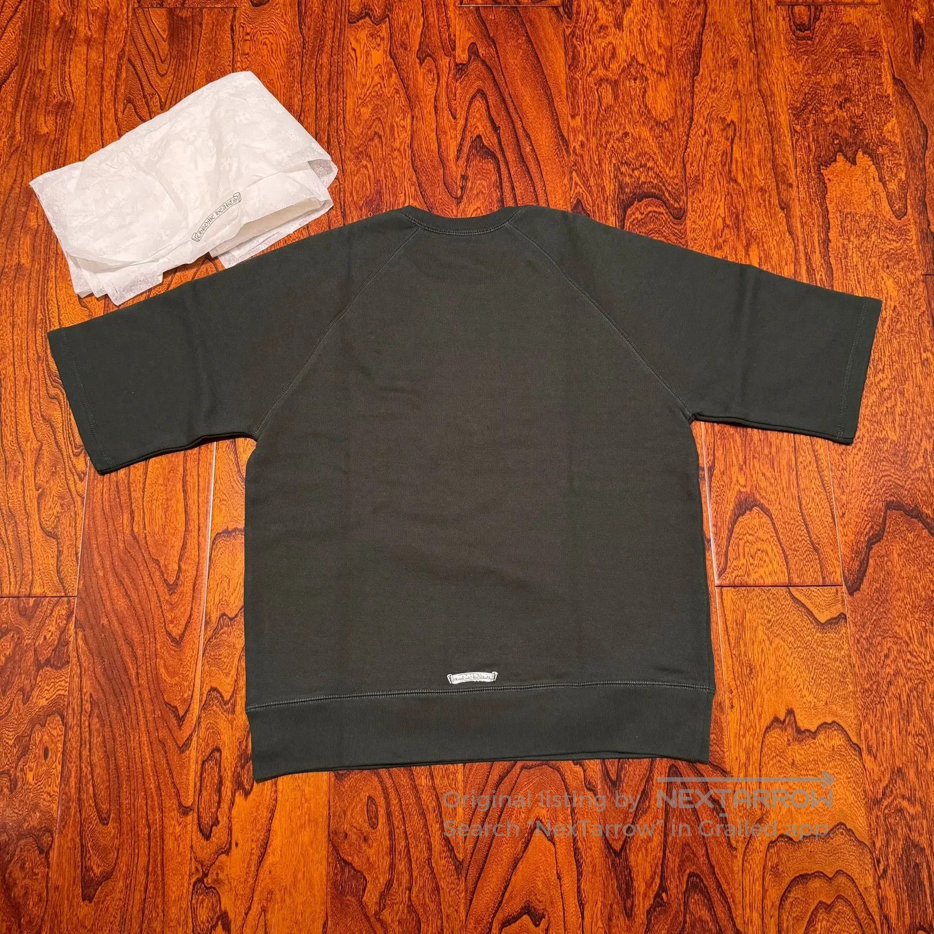Chrome Hearts chrome hearts green embroidered short sleeve sweatshirt. Size US M / EU 48-50 / 2 - 4 Thumbnail