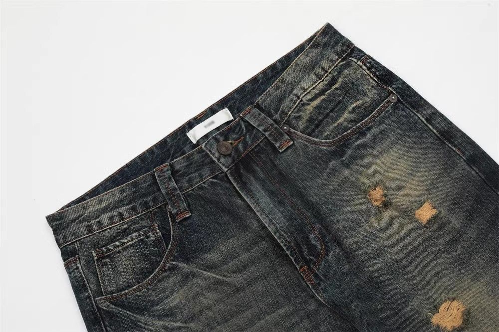Japanese Brand American distressed washed high street ripped bootcut jeans Size US 32 / EU 48 - 3 Thumbnail