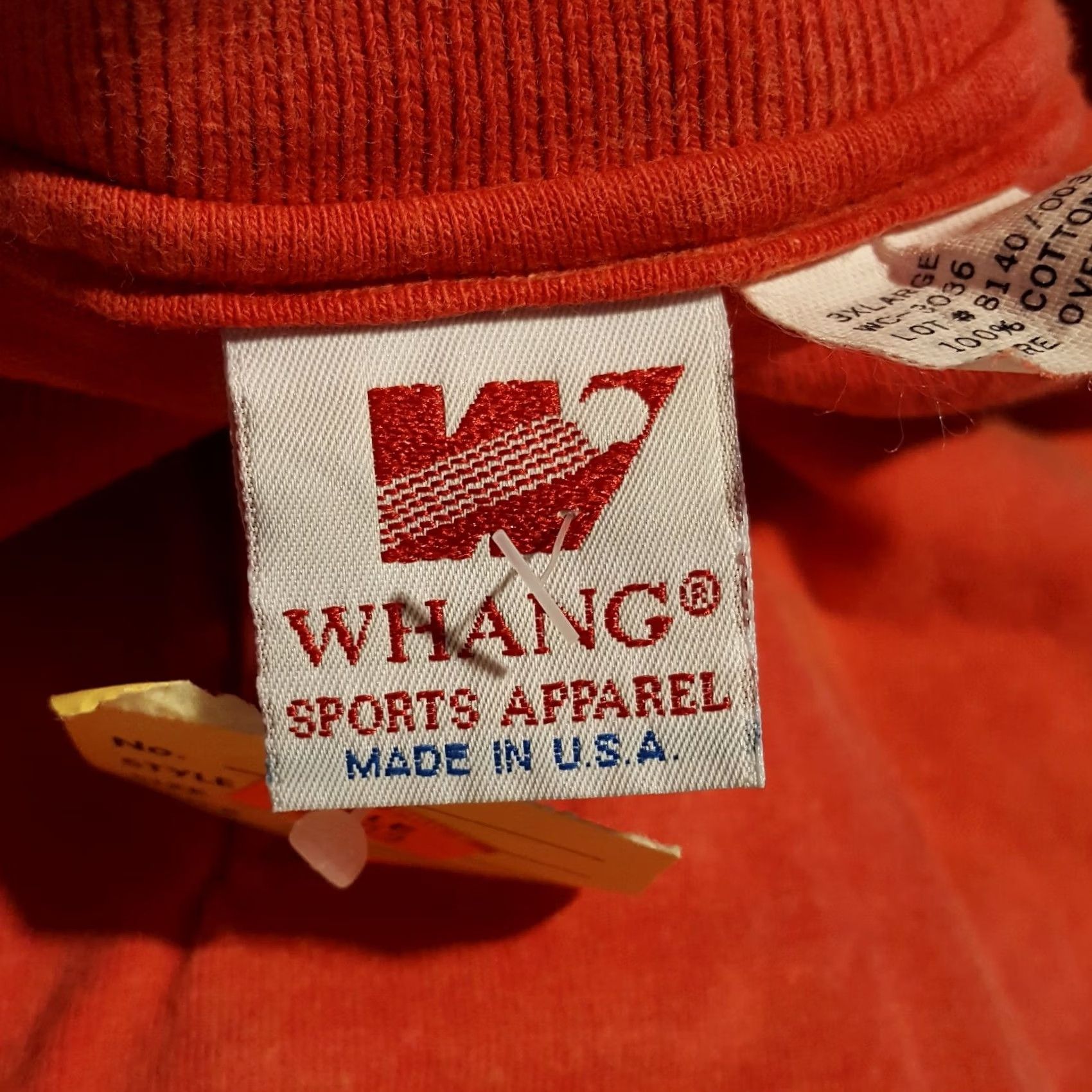Vintage VINTAGE Whang Polo Shirt Cat: Polo Shirt Men 3XL Red 90s Grunge Surf Sports Cotton Short Sleeve Collared Shirt Size US XXL / EU 58 / 5 - 7 Thumbnail