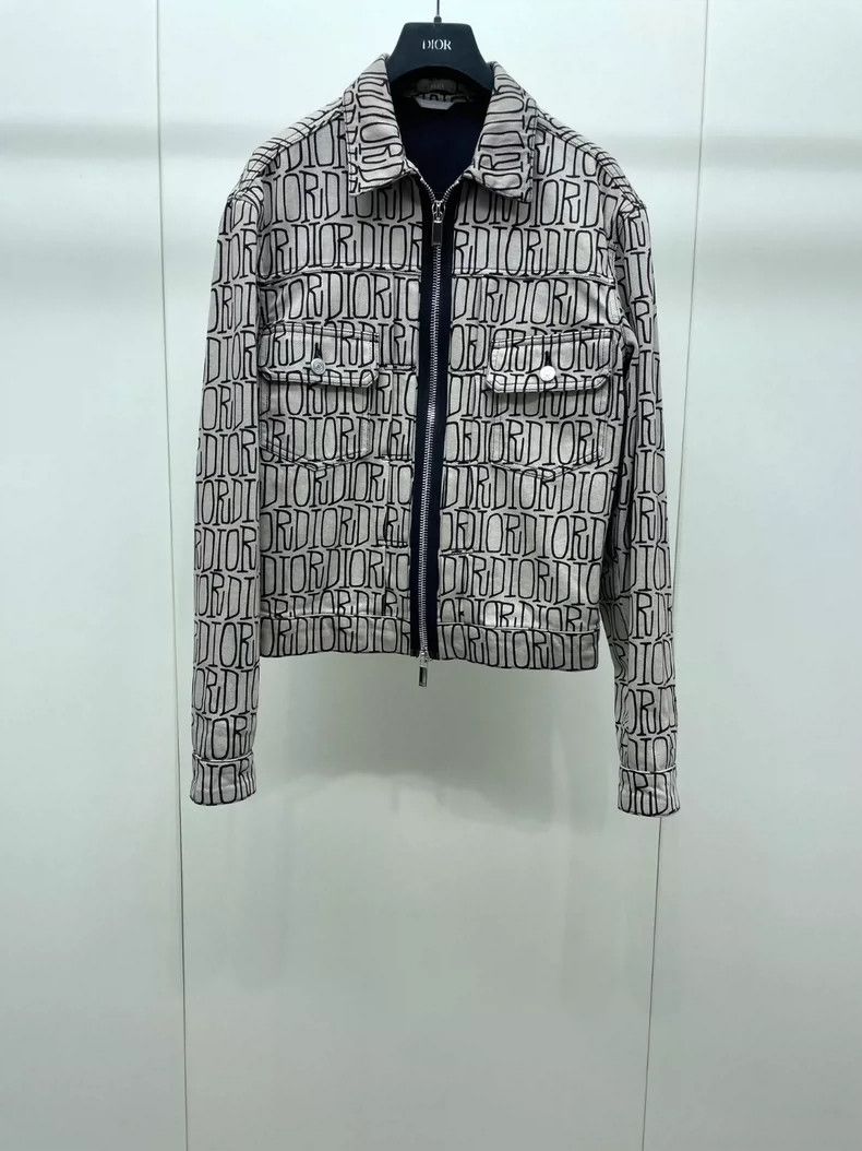 Dior Dior Letter denim jacket 2504-Nextarrow Size M / US 6-8 / IT 42-44 - 1 Thumbnail