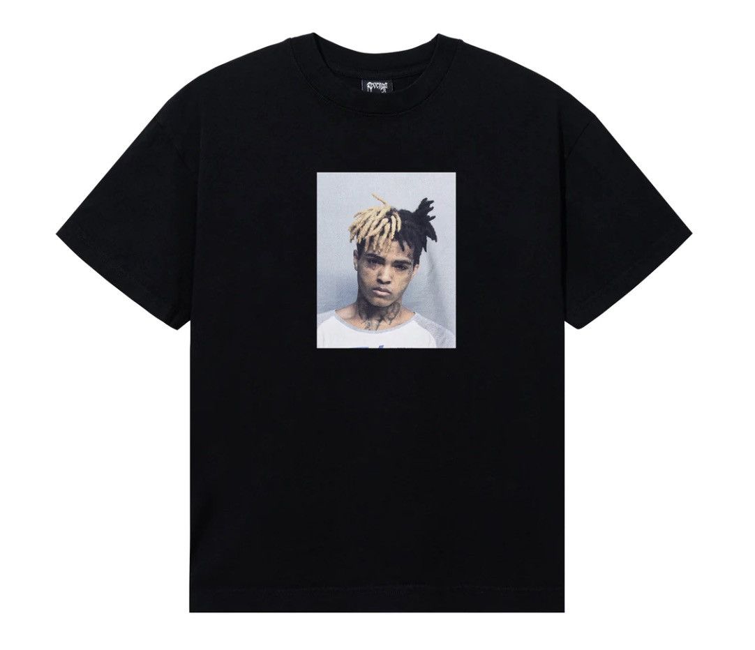 image of Revenge Xxxtentacion Kill Mugshot Tee Tshirt in Black, Men's (Size XL)