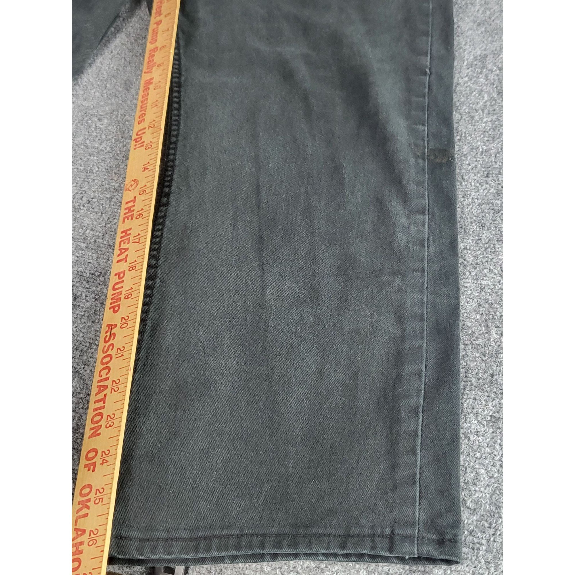 Levi's Levi's 513 Charcoal Black Jeans Men Sz 38X30 Straight Leg Pu Size US 38 / EU 54 - 6 Thumbnail