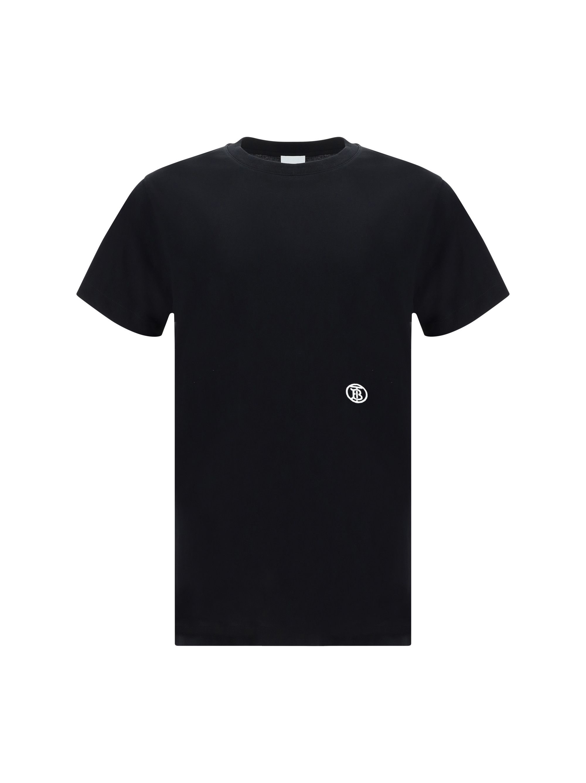 image of Burberry Parker T-Shirt in Black, Men's (Size Medium)