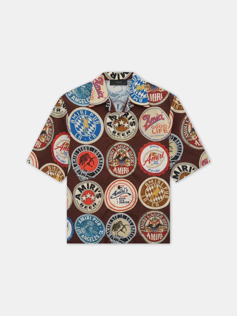 Amiri oc11z0126 Coaster Bowling Shirt in Multicolor Size US XL / EU 56 / 4 - 1 Thumbnail