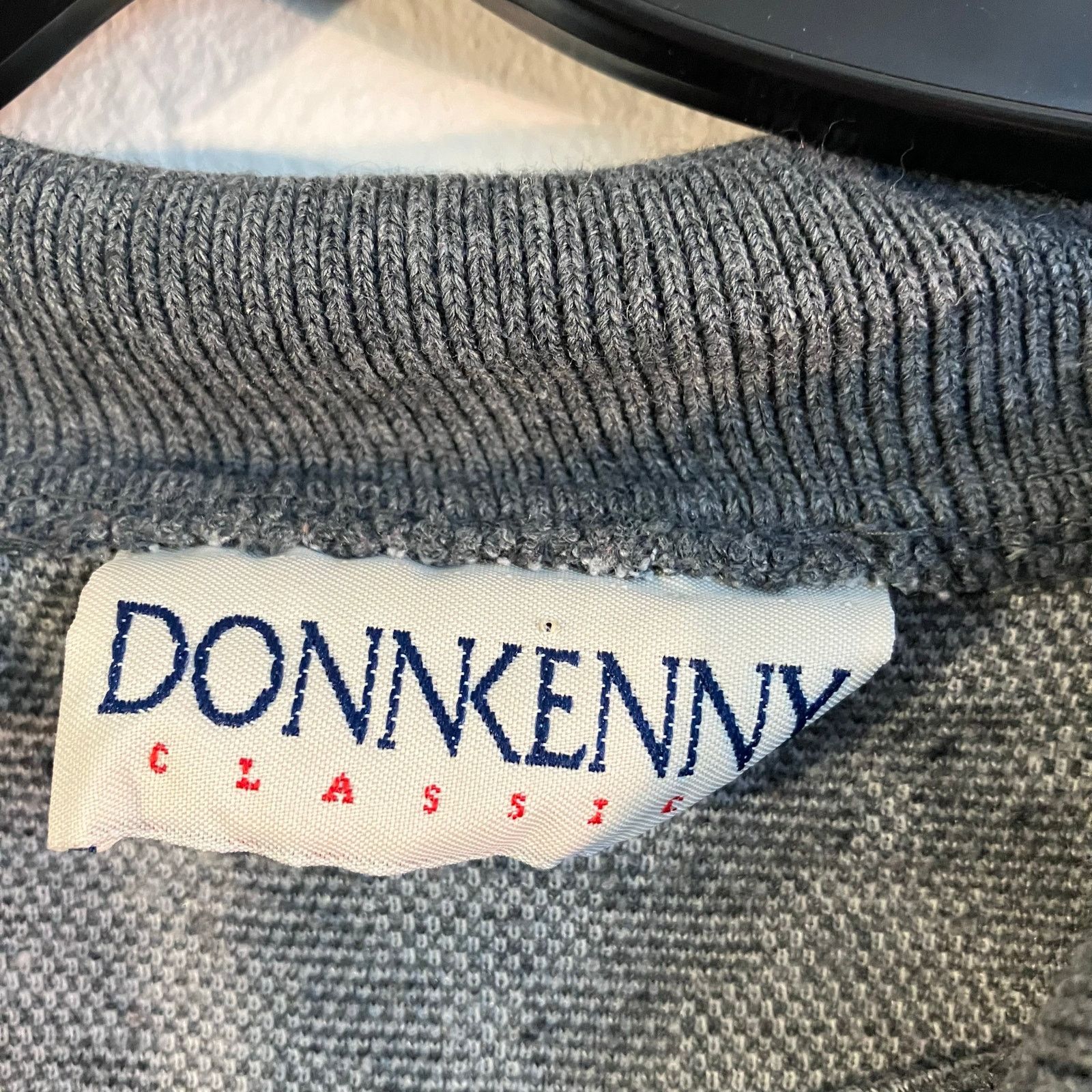 Vintage Donnkenny Classics Gray Abstract Pattern Polo Shirt Size US XL / EU 56 / 4 - 2 Thumbnail
