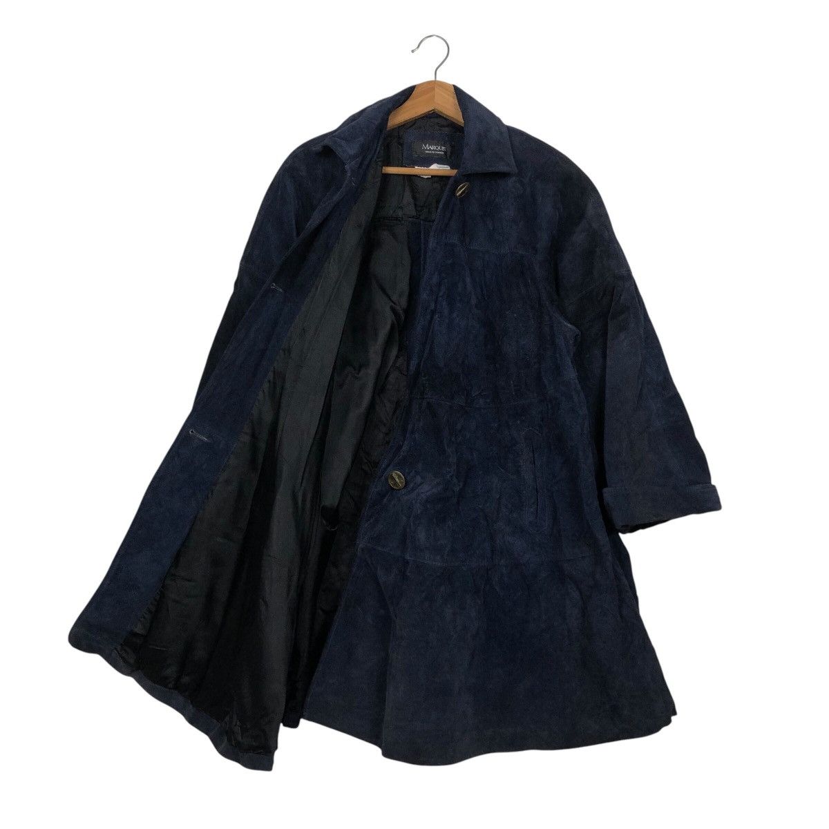 Designer × Japanese Brand 📌Vintage Long Jacket Marquis Made in Canada Genuine Leather Size US M / EU 48-50 / 2 - 12 Thumbnail