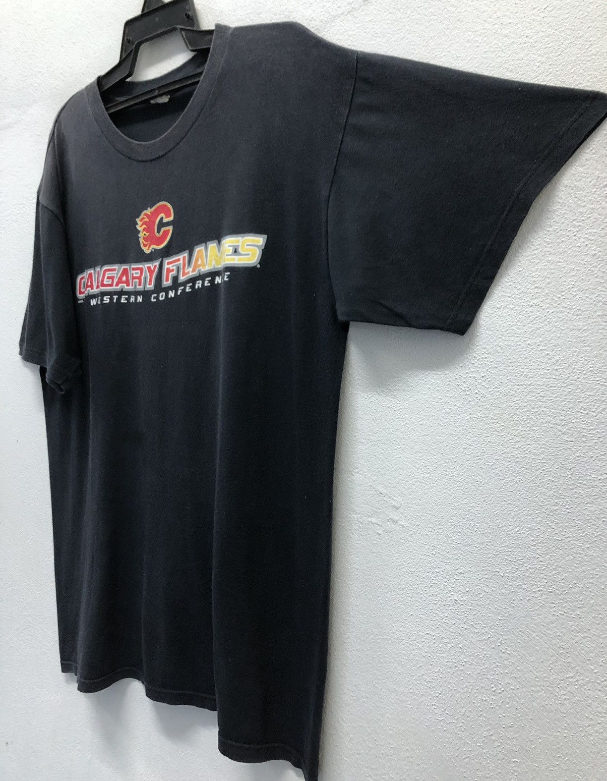 Puma Vintage Puma Calgary Flames Western Conference T-Shirt Size US L / EU 52-54 / 3 - 5 Thumbnail