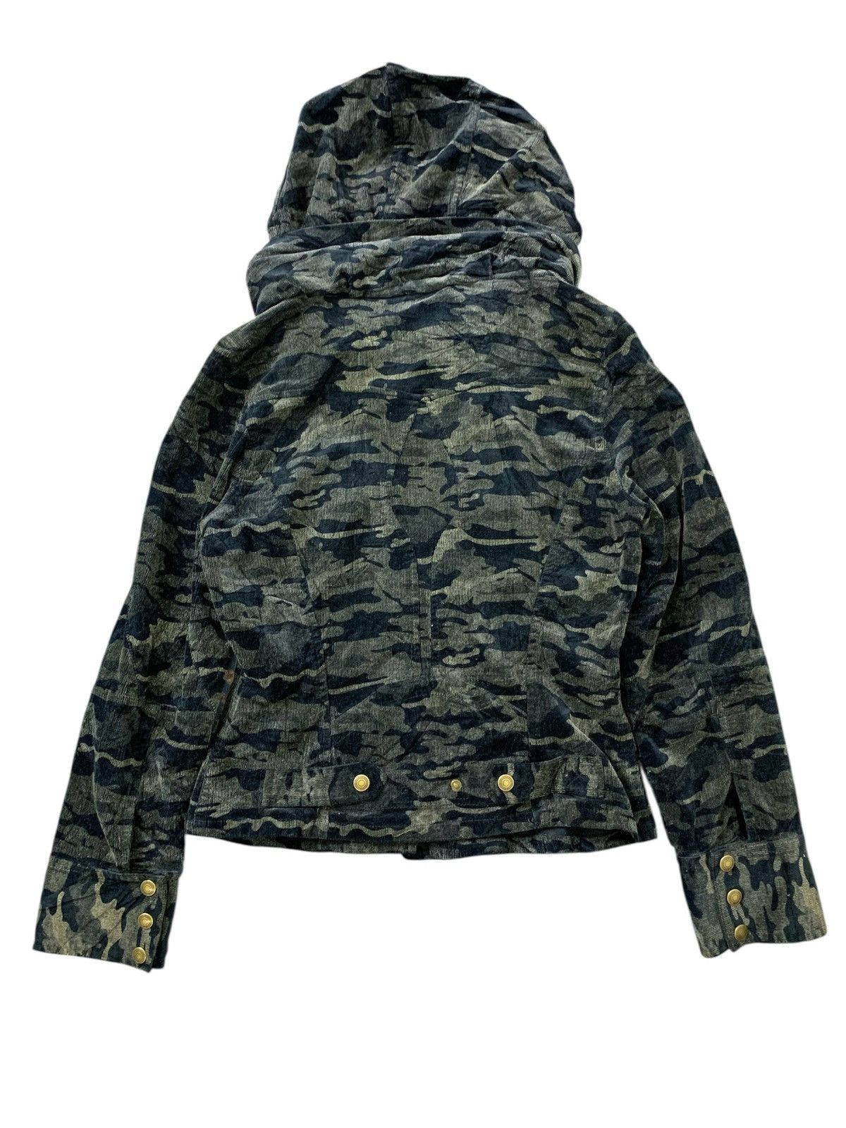 GOA Japanese Brand Fairy Bono Camo Corduroy Cropped Jacket Size US S / EU 44-46 / 1 - 2 Thumbnail