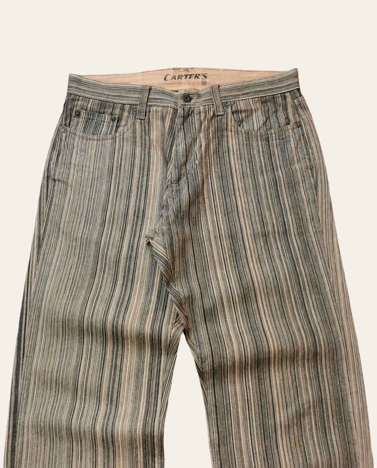 Carter's Carters Stripe Pants Size 33-34 x 39.5 Size US 34 / EU 50 - 4 Thumbnail