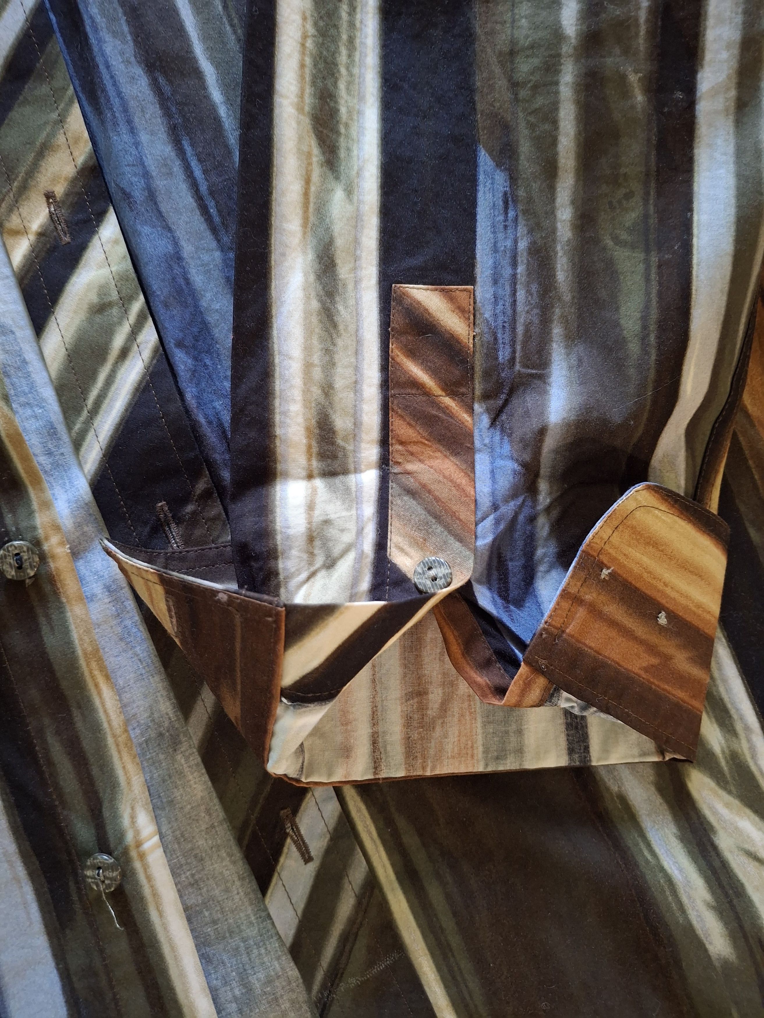Other Jhane Barnes "Earthy Ombré" Dimensional Stripe Size US L / EU 52-54 / 3 - 4 Thumbnail
