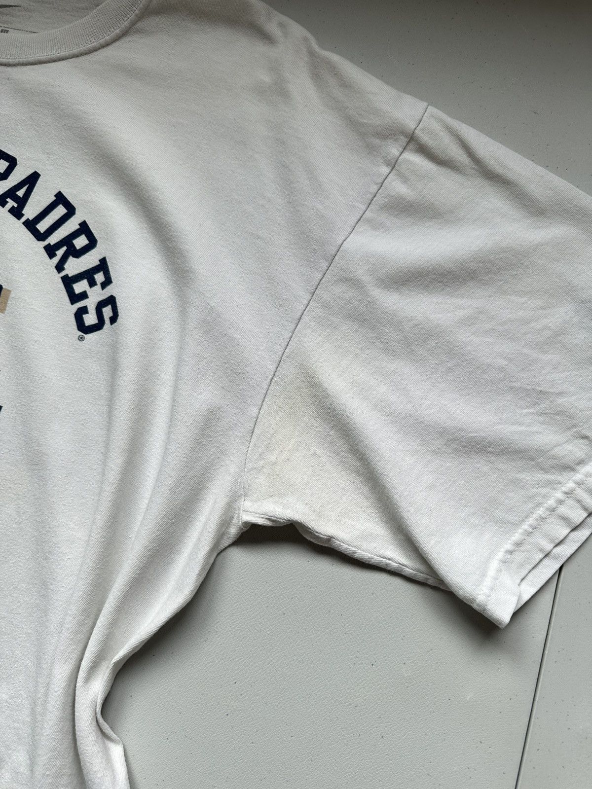Nike × Vintage Vintage Y2k Nike San Diego Padres Baseball Big Swoosh Tee Size US L / EU 52-54 / 3 - 6 Thumbnail