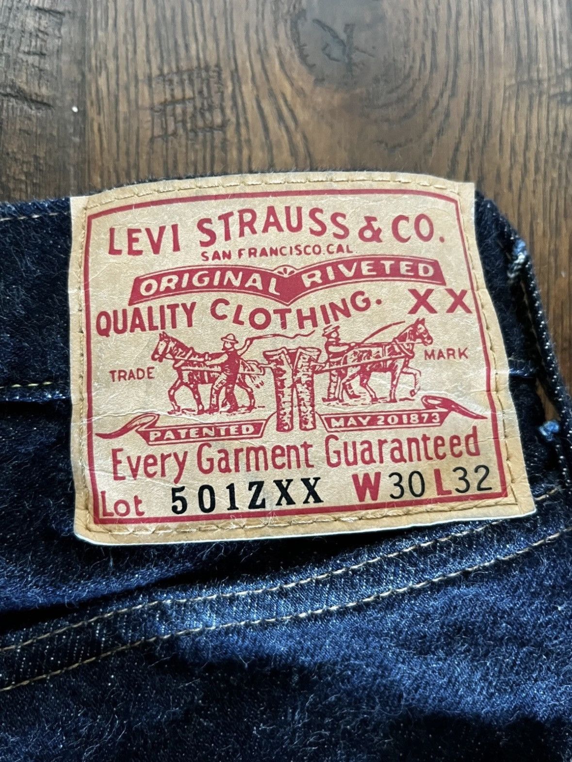 Levi's × Levi's Vintage Clothing Levi's LVC 1954 501 Z Japanese Selvedge Factory Sample Size US 32 / EU 48 - 4 Thumbnail
