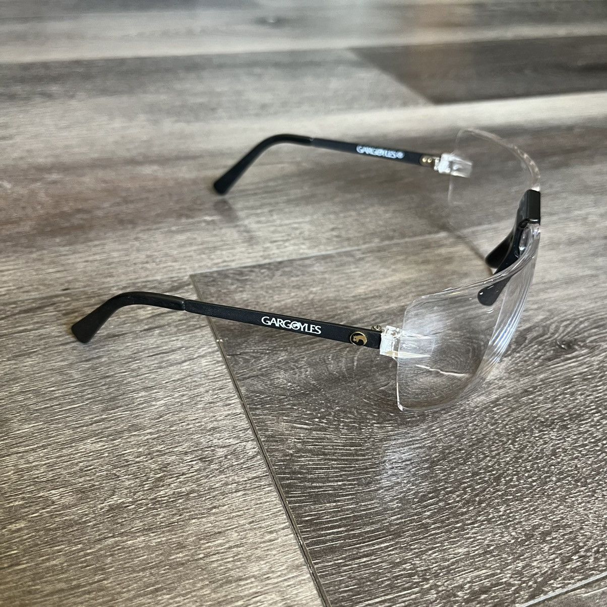 Vintage Vintage 1990s Gargoyles Terminator Model Clear Sport Glasses Size ONE SIZE - 4 Thumbnail