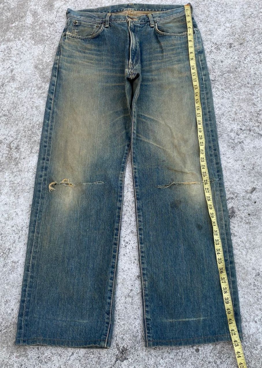 Edwin Vintage Edwin 505 Selvegde Redline Distressed Denim Size US 34 / EU 50 - 8 Thumbnail