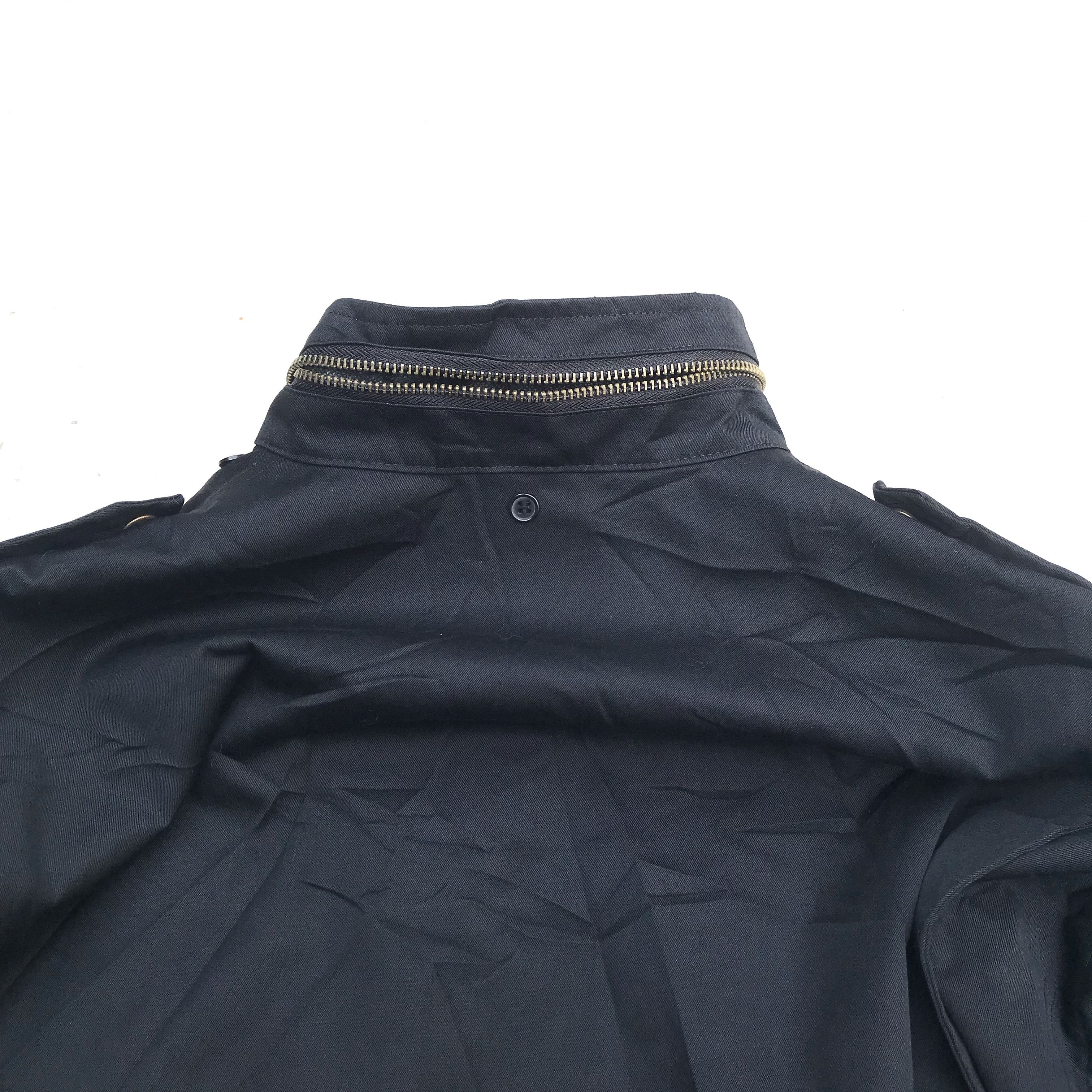 Aeronautica Militare M65 Parka 4 pocket Solid Black jacket Size XL alpha Size US XL / EU 56 / 4 - 9 Thumbnail