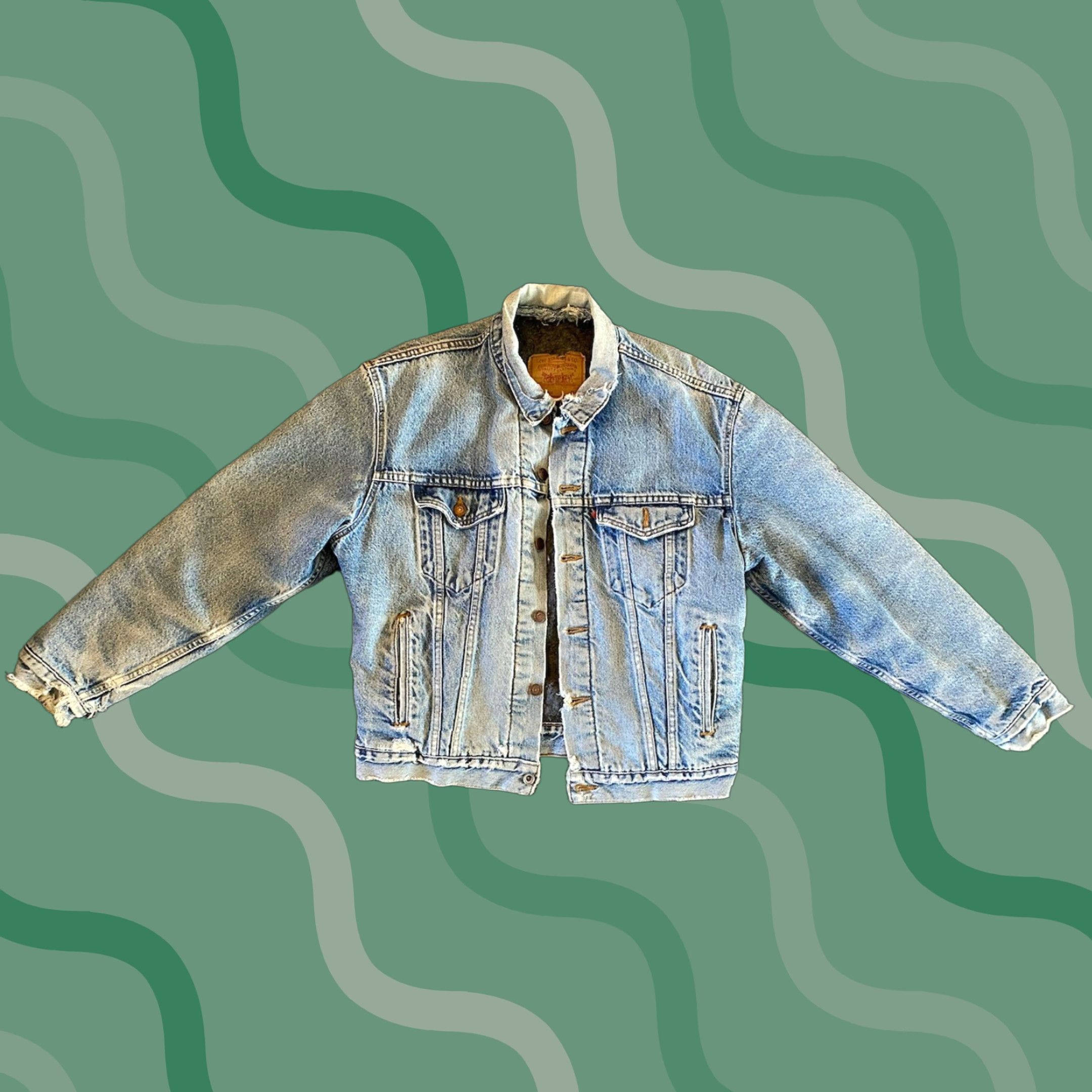 Levi's VINTAGE Levi's Denim Jacket Blanket Lined 70506-0316 Mens 44 USA Blue Jacket 80s 90s USA Mens Size US S / EU 44-46 / 1 - 1 Thumbnail