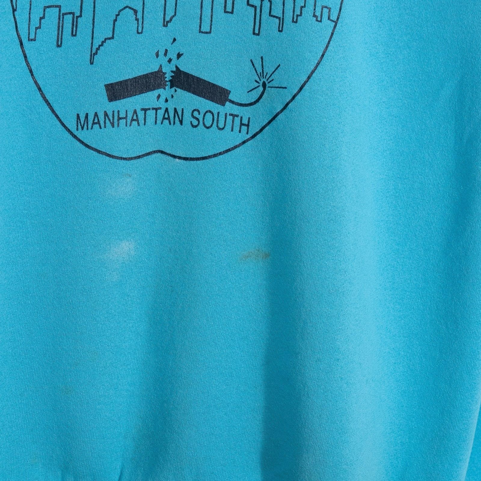 Vintage Vintage 90s Manhattan New York Sweatshirt Medium Big Apple Size US M / EU 48-50 / 2 - 4 Thumbnail