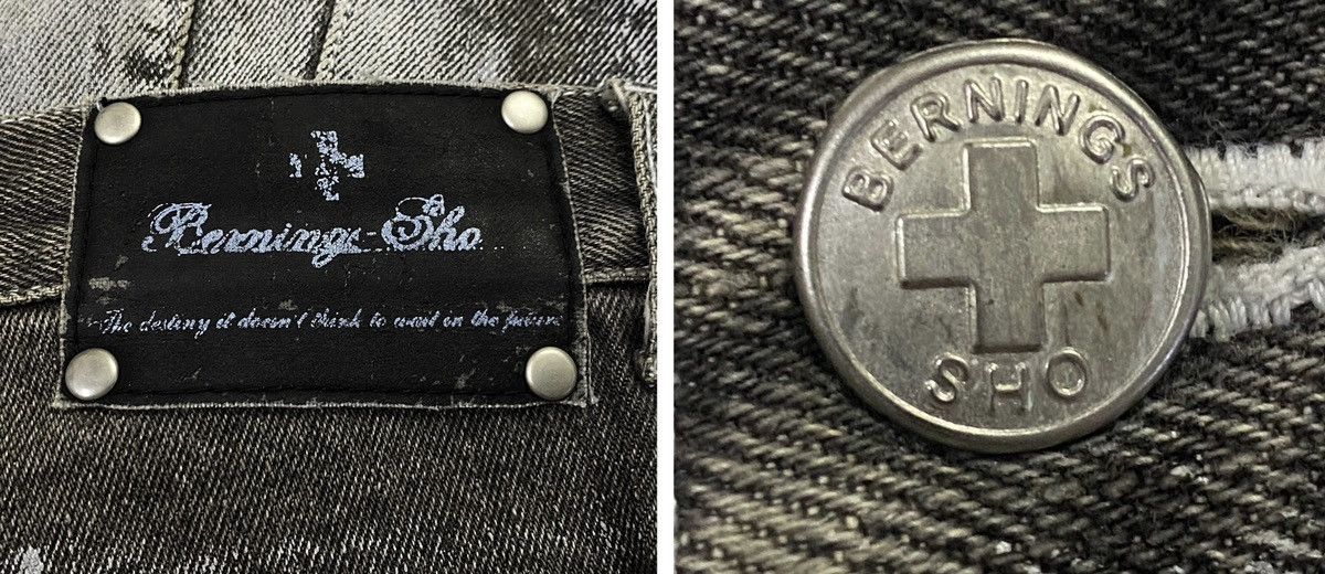 If Six Was Nine × Japanese Brand Berning Sho Flared Cargo Jeans Size US 30 / EU 46 - 12 Thumbnail