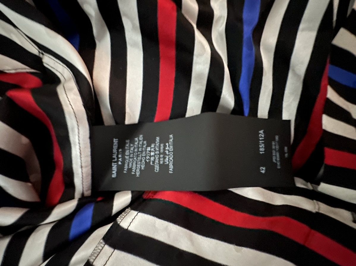 Saint Laurent Paris Saint Laurent Multicolor Silk Shirt A/W 21 Size US L / EU 52-54 / 3 - 5 Thumbnail