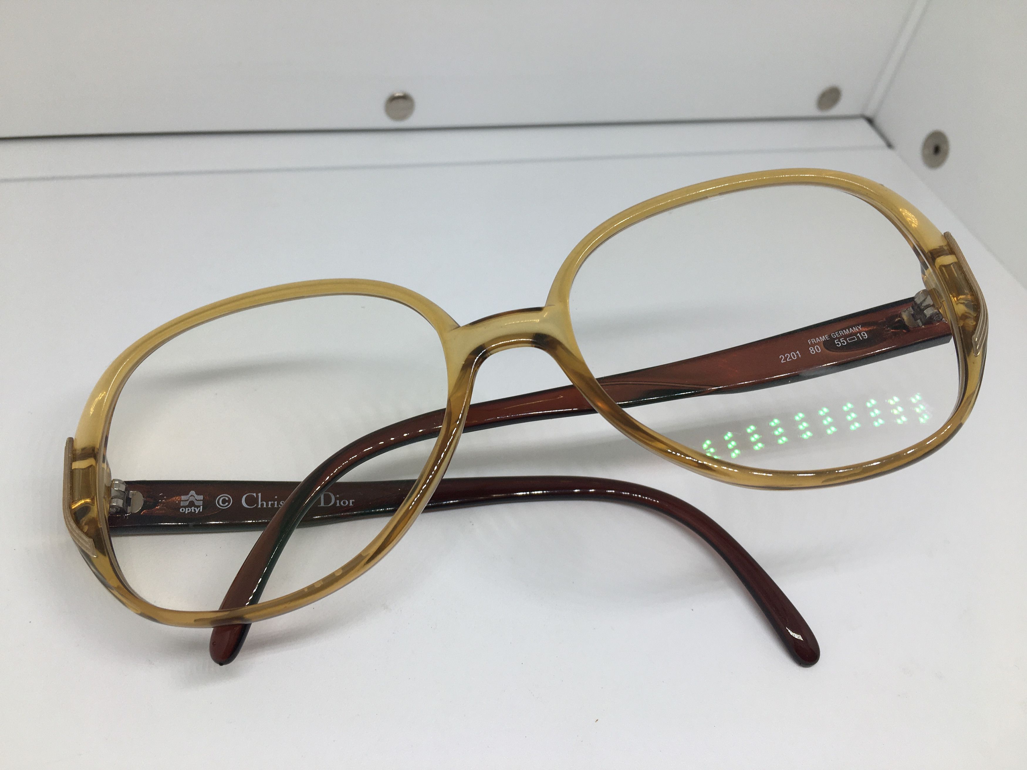 Dior Vintage Christian Dior 2201 Photochromic Lenses Eyeglasses Size ONE SIZE - 7 Thumbnail